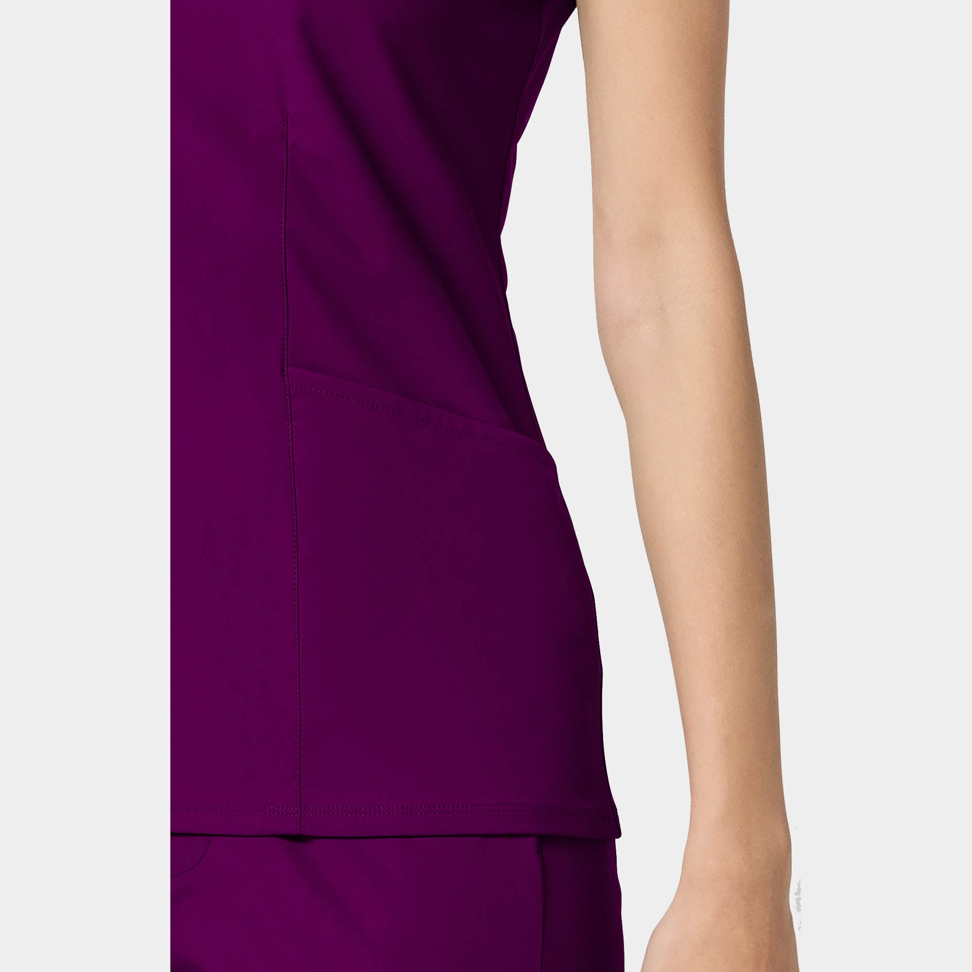 Women's Shaped V-Neck Top | IN00033