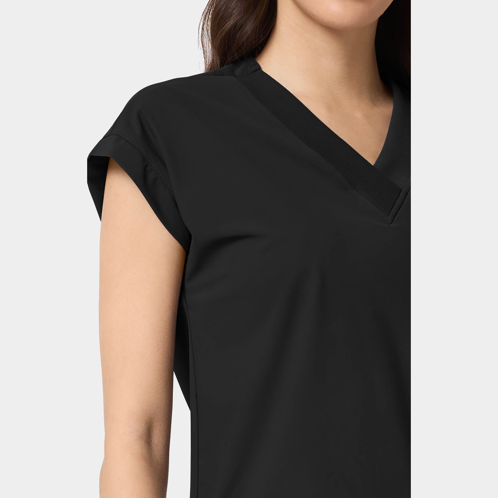 Women’s Tuck-In Dolman V-Neck Scrub Top | IN00034