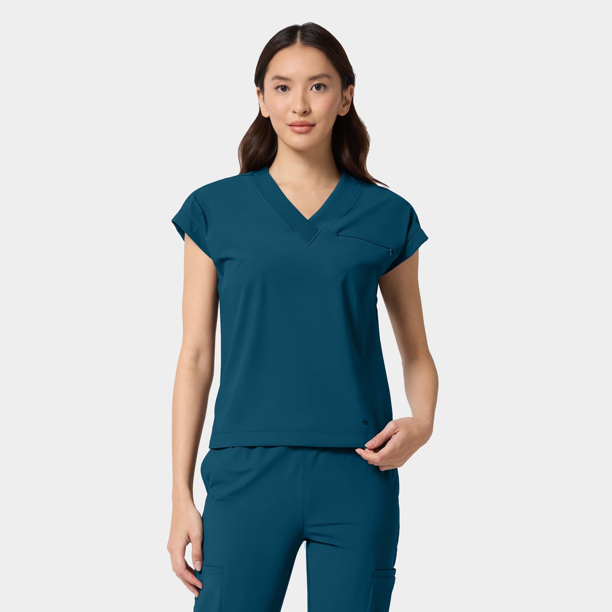 Women’s Tuck-In Dolman V-Neck Scrub Top | IN00034