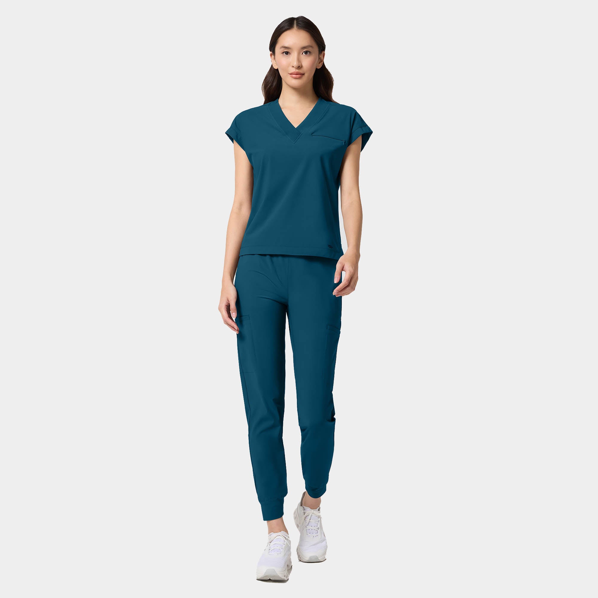 Women’s Tuck-In Dolman V-Neck Scrub Top | IN00034