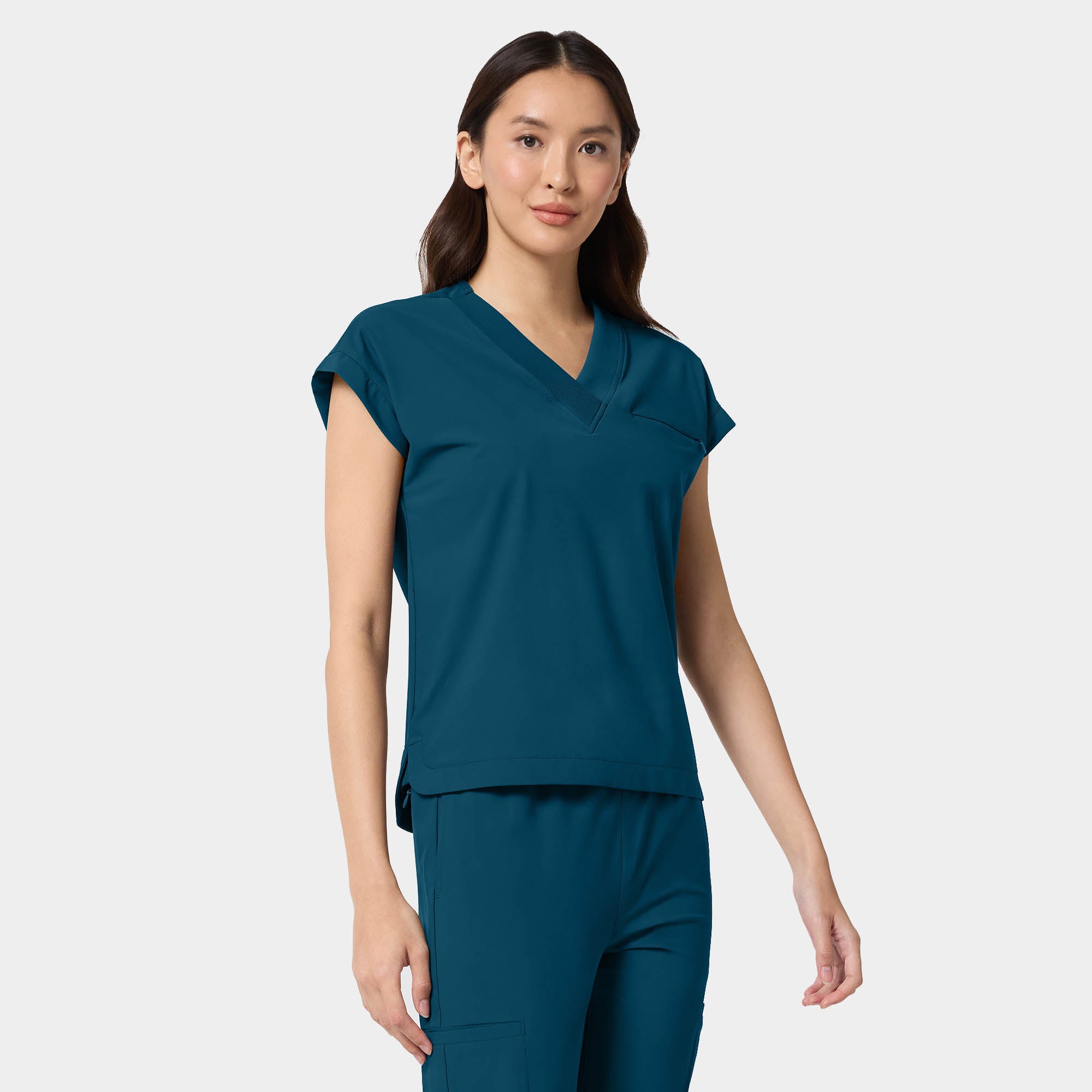 Women’s Tuck-In Dolman V-Neck Scrub Top | IN00034