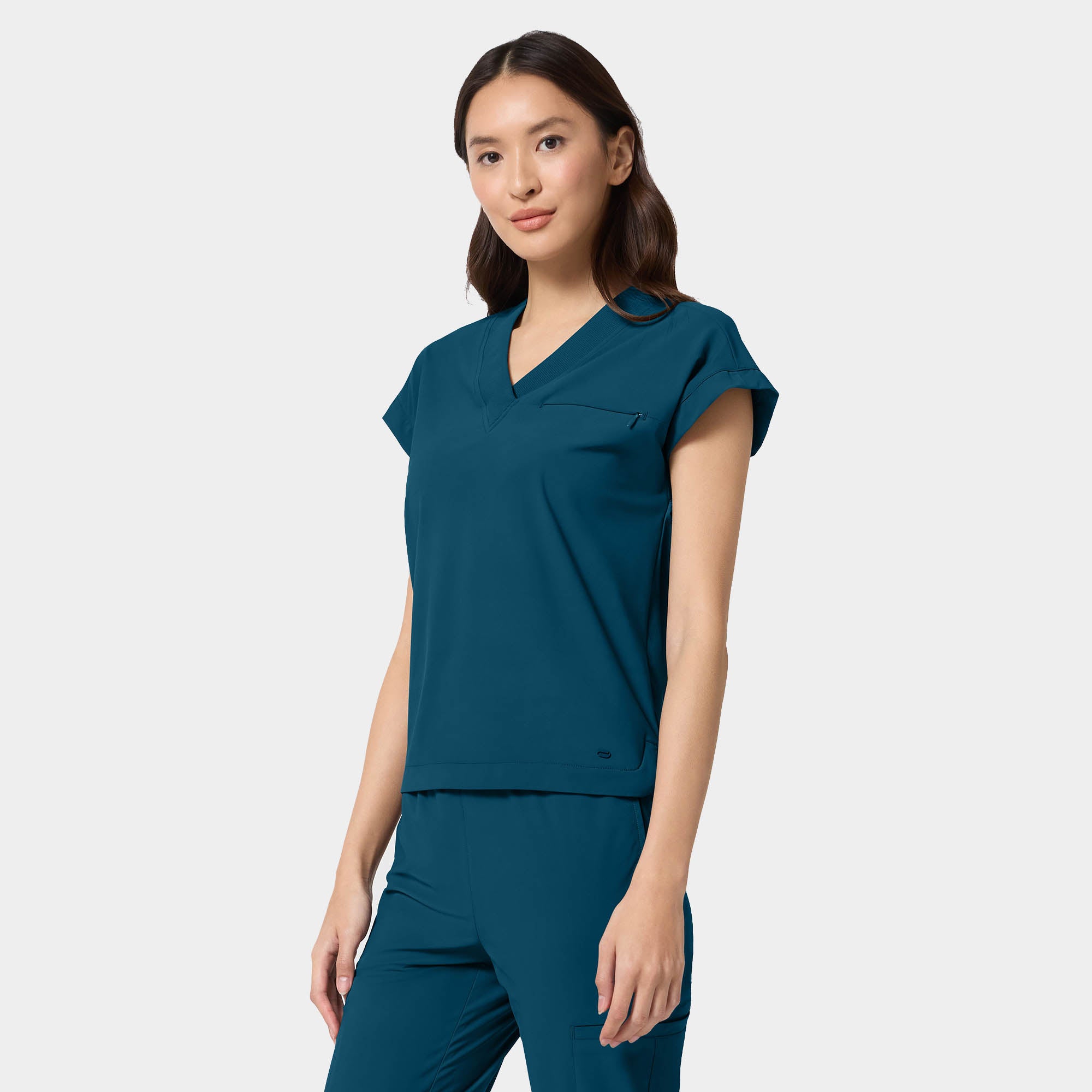 Women’s Tuck-In Dolman V-Neck Scrub Top | IN00034