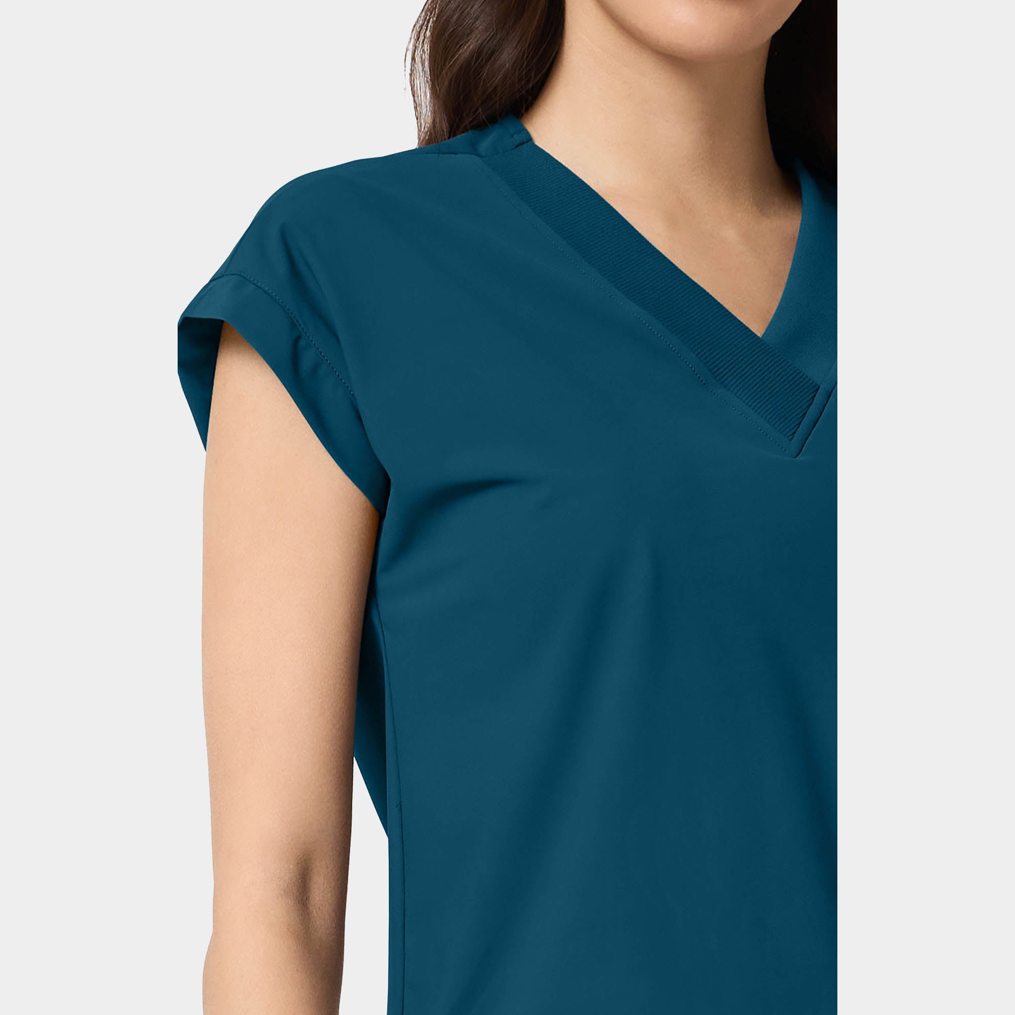 Women’s Tuck-In Dolman V-Neck Scrub Top | IN00034