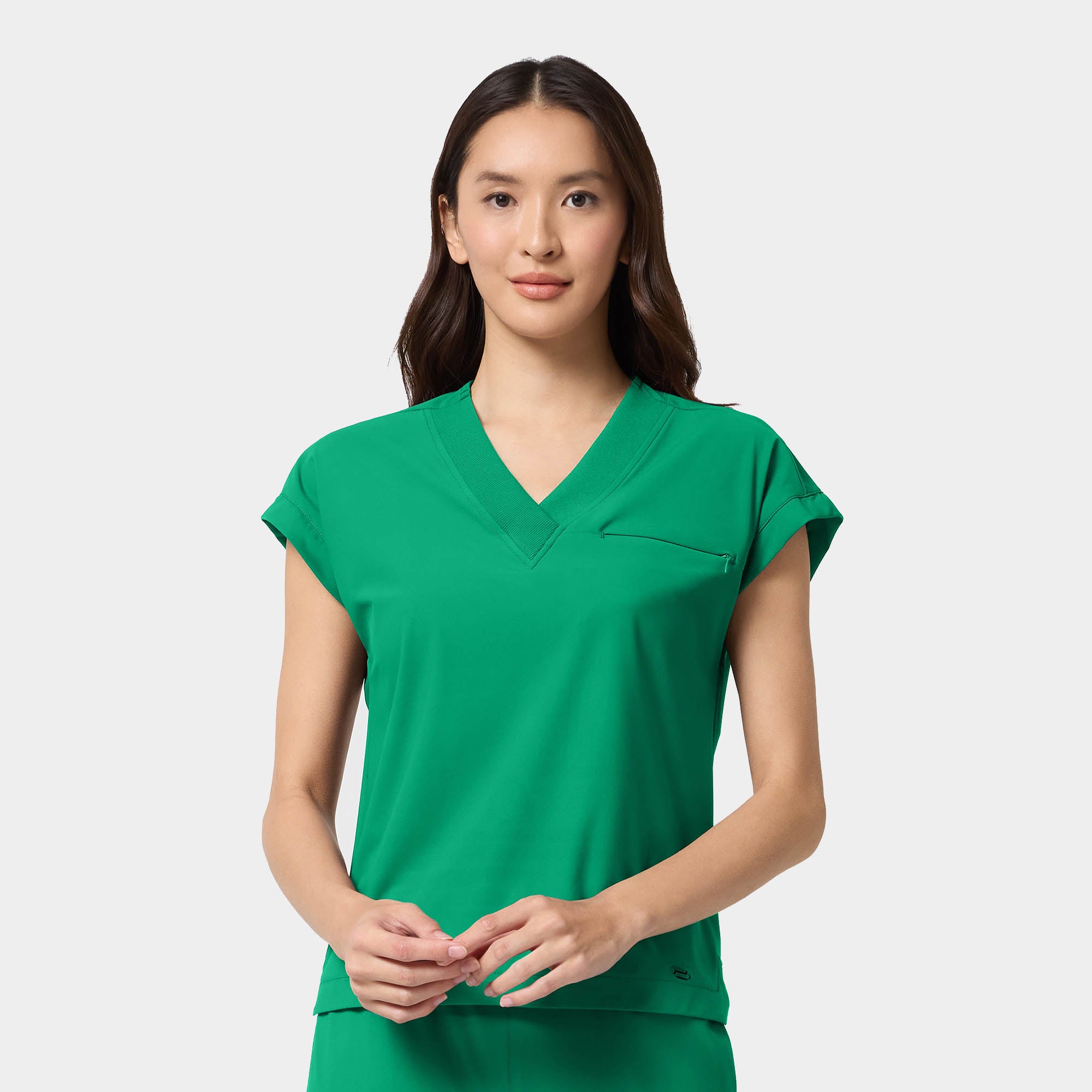 Women’s Tuck-In Dolman V-Neck Scrub Top | IN00034