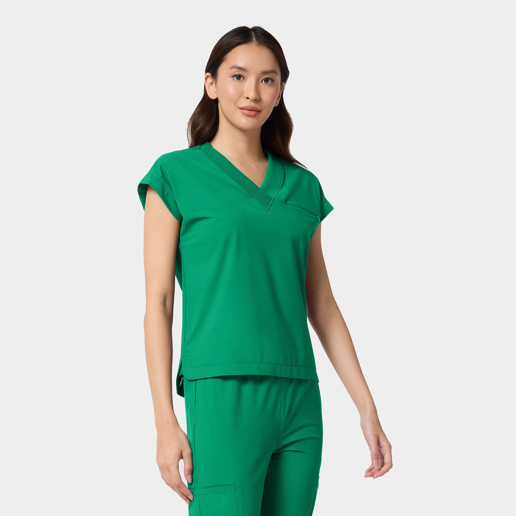 Women’s Tuck-In Dolman V-Neck Scrub Top | IN00034