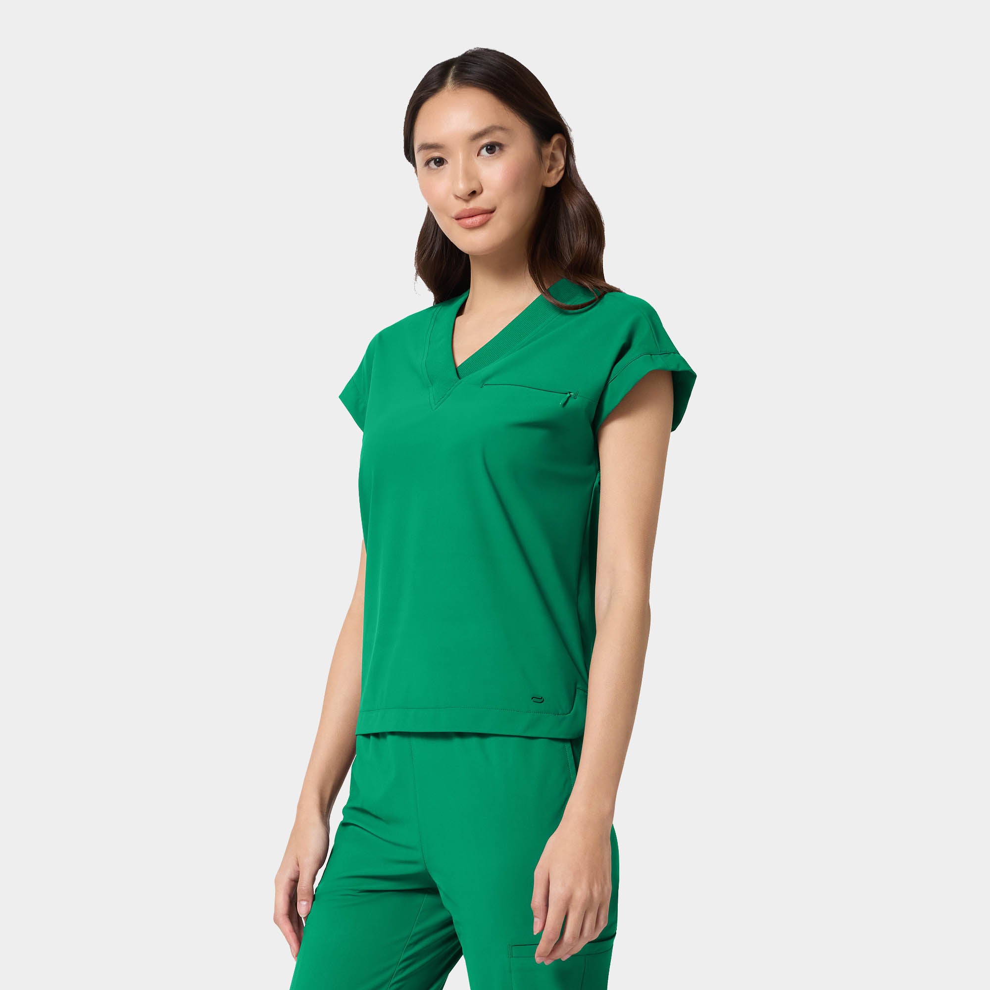 Women’s Tuck-In Dolman V-Neck Scrub Top | IN00034
