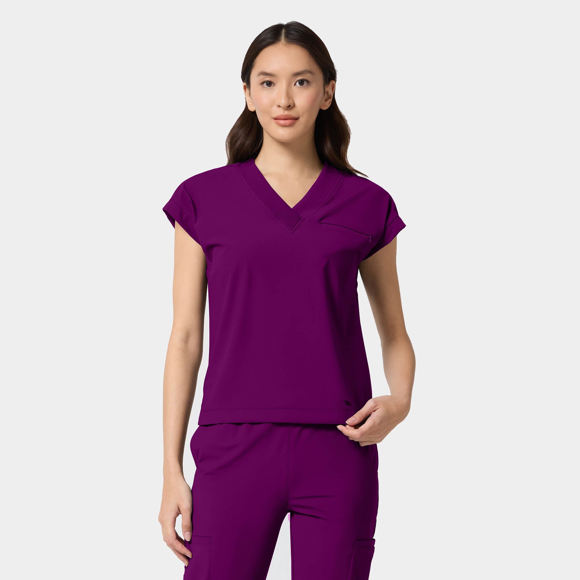 Women’s Tuck-In Dolman V-Neck Scrub Top | IN00034