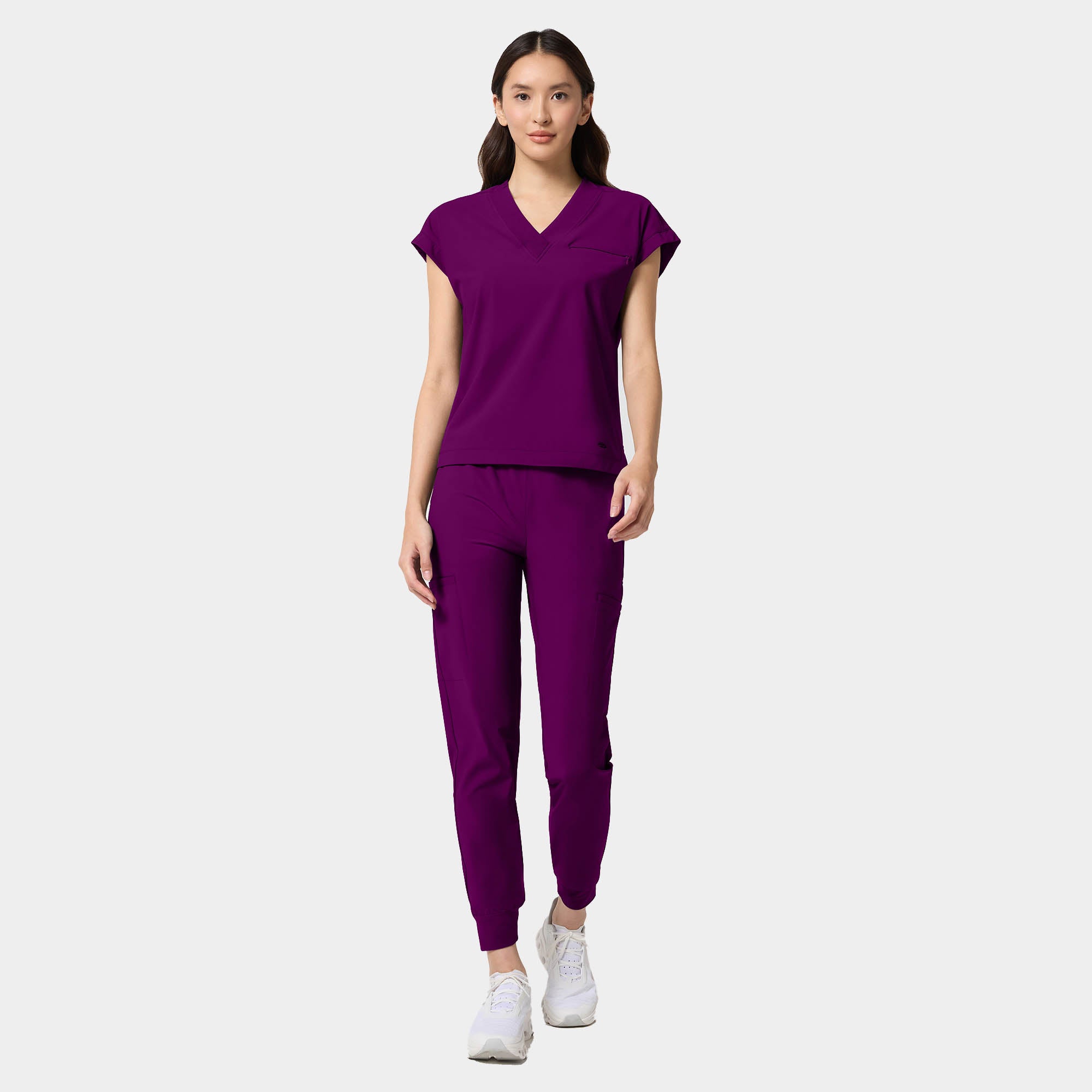 Women’s Tuck-In Dolman V-Neck Scrub Top | IN00034