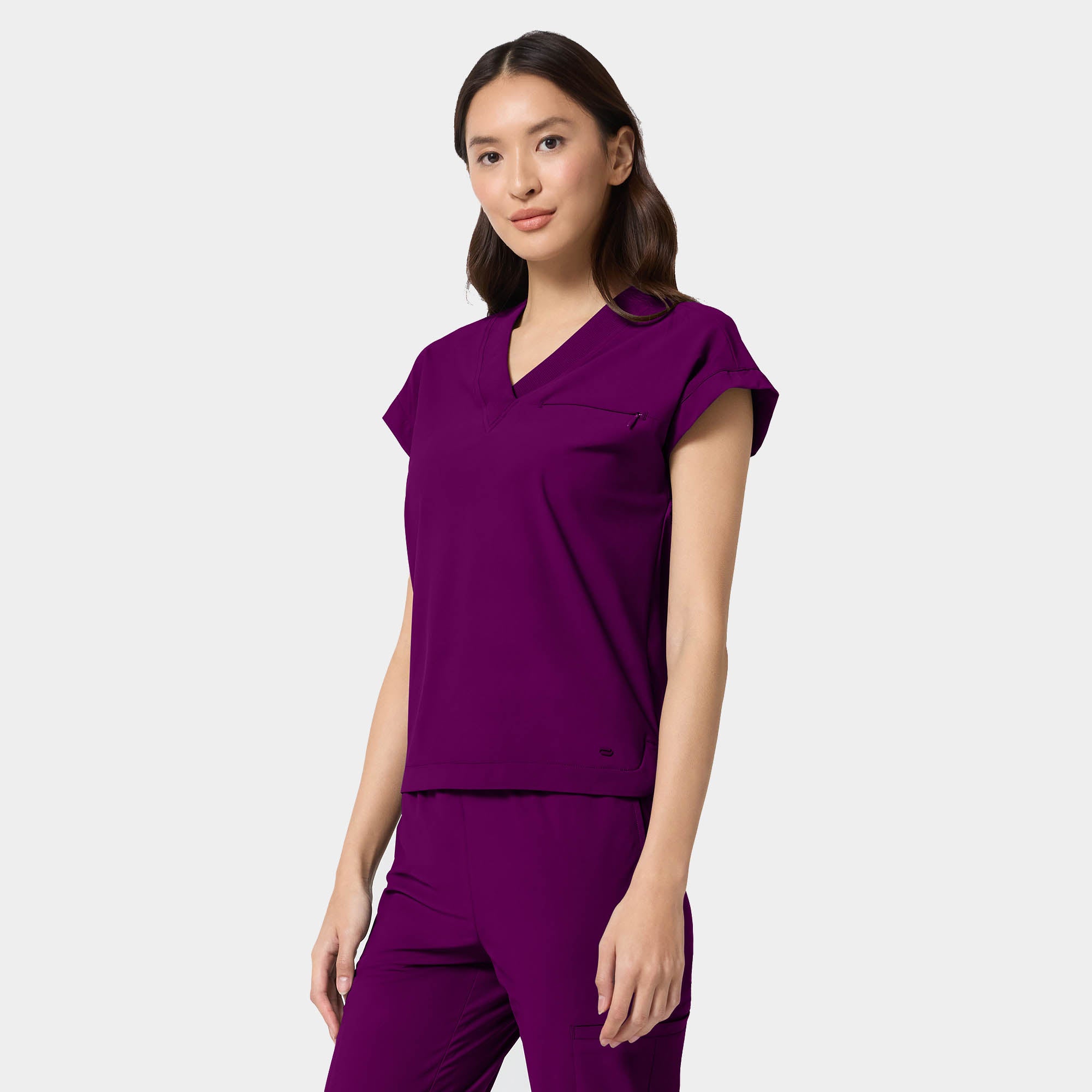 Women’s Tuck-In Dolman V-Neck Scrub Top | IN00034