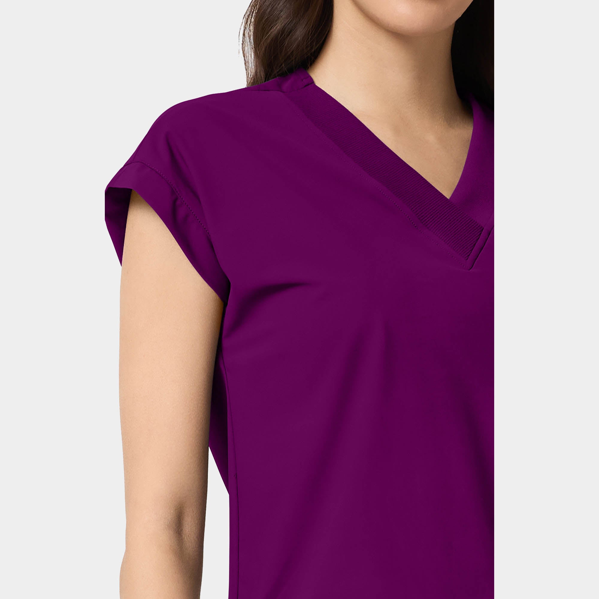 Women’s Tuck-In Dolman V-Neck Scrub Top | IN00034