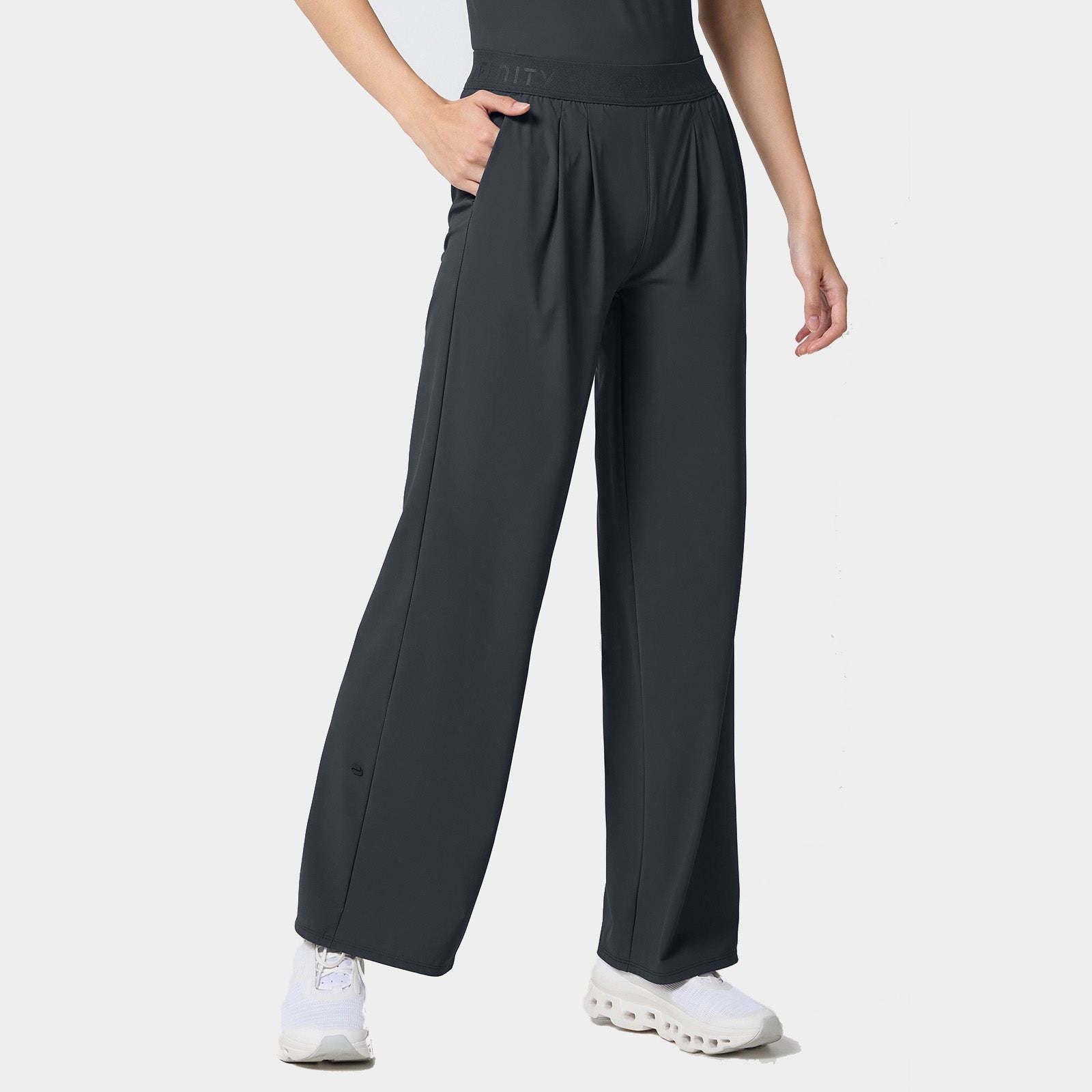 Women's 3-Pocket Wide Leg Pant Petite Length | IN025AP
