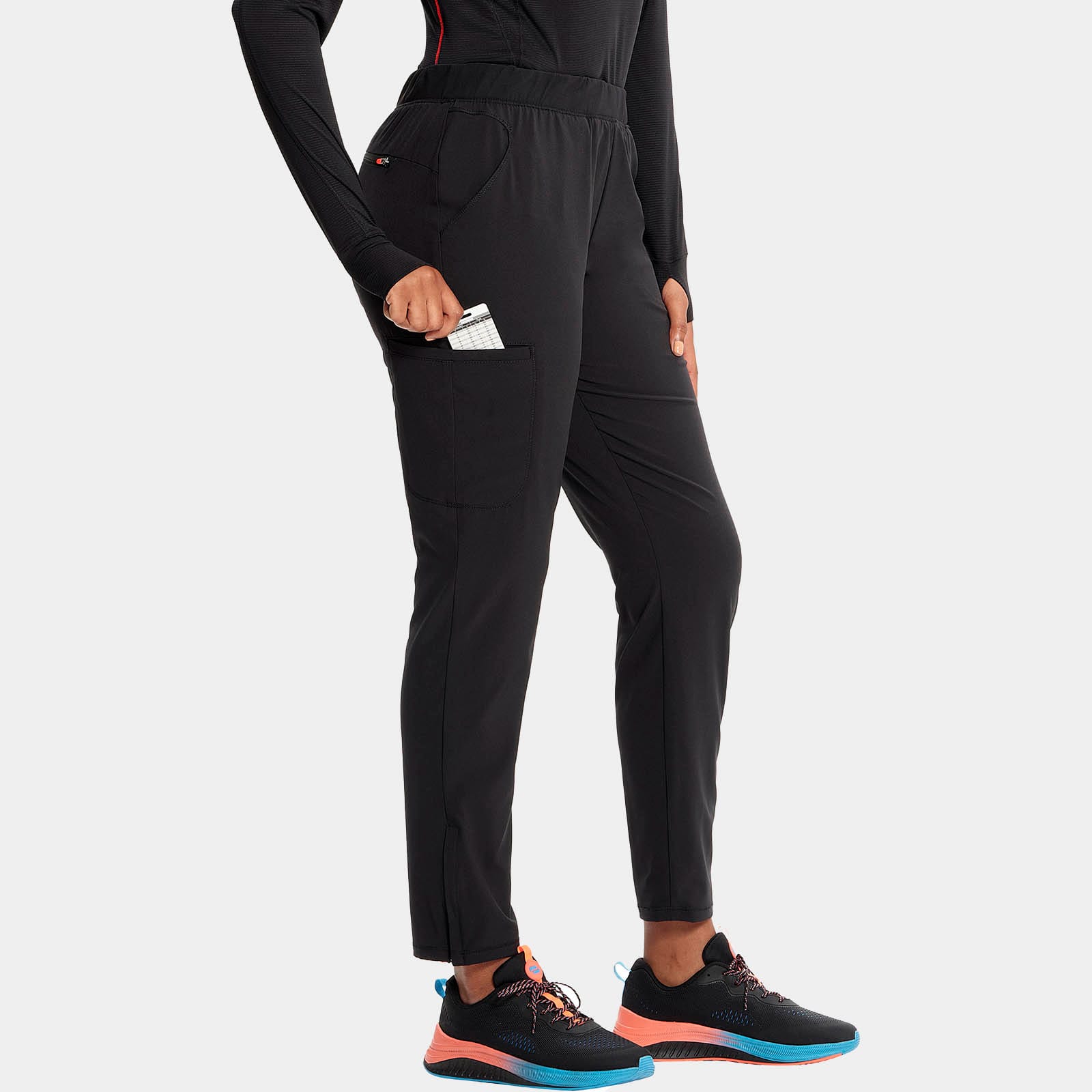 Mid Rise Pull-on Tapered Leg Cargo Pant Tall Length| IN120AT
