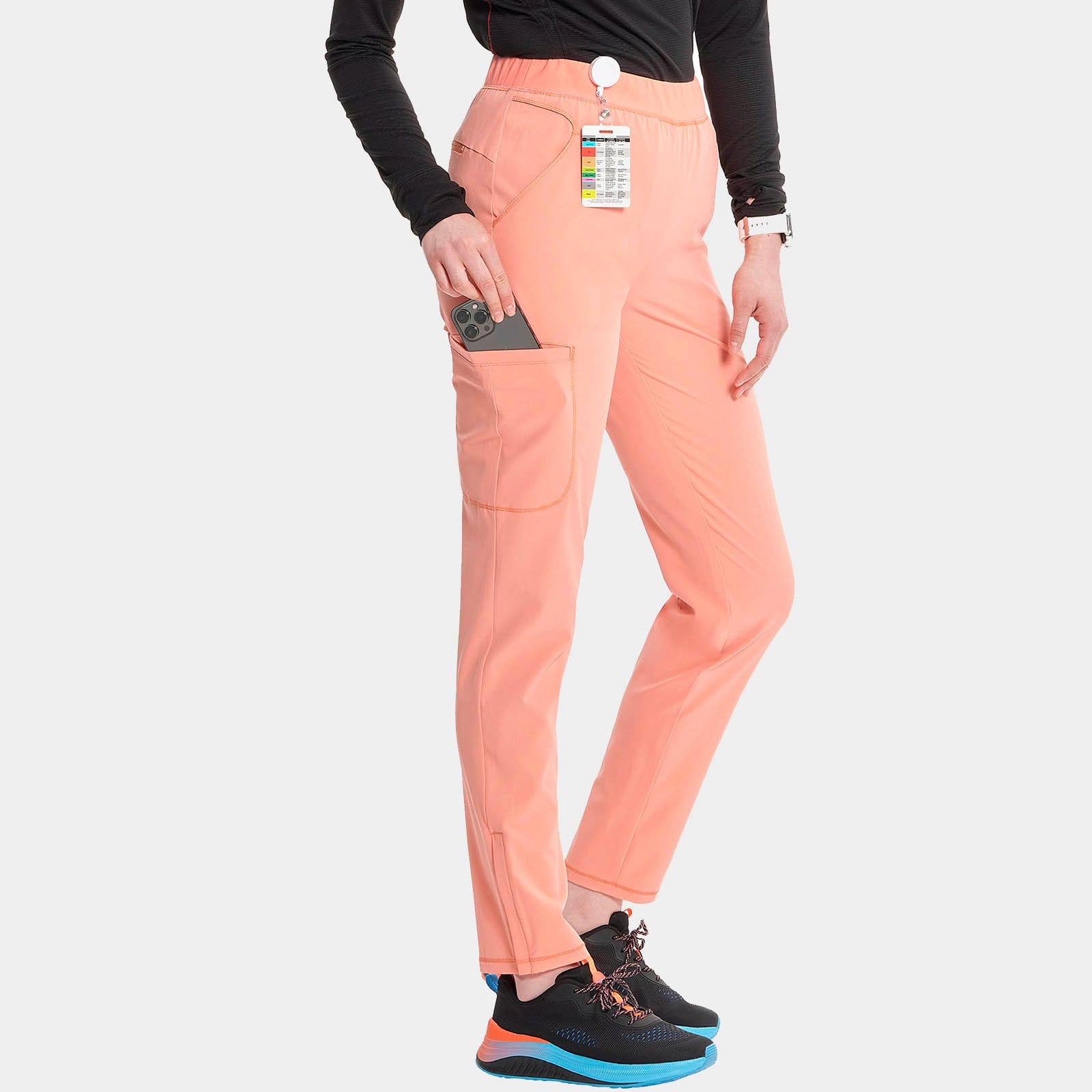 Mid Rise Pull-on Tapered Leg Cargo Pant Regular Length | IN120A