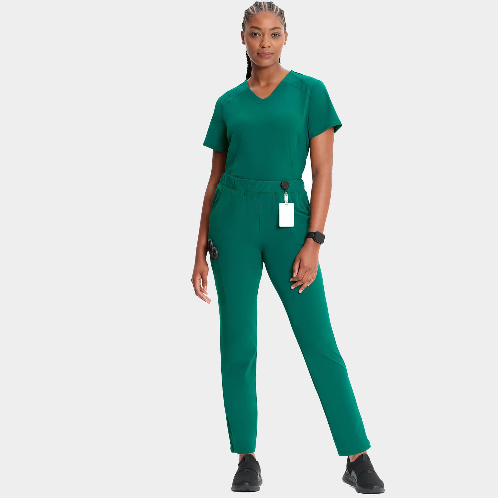 Mid Rise Pull-on Tapered Leg Cargo Pant Petite Length| IN120AP