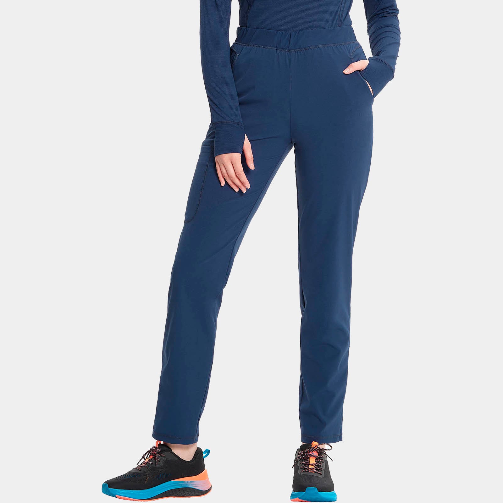 Mid Rise Pull-on Tapered Leg Cargo Pant Tall Length| IN120AT