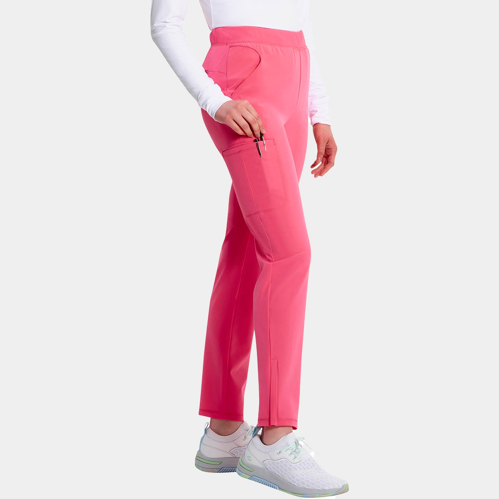 Mid Rise Pull-on Tapered Leg Cargo Pant Regular Length | IN120A