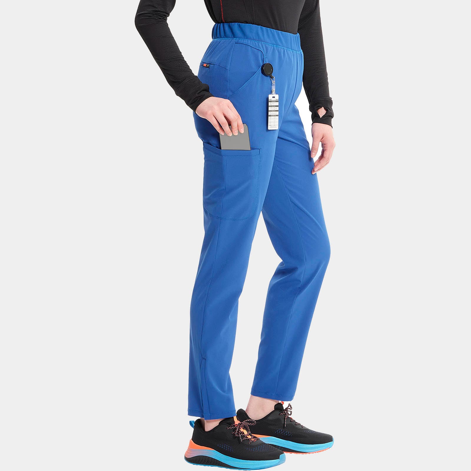 Mid Rise Pull-on Tapered Leg Cargo Pant Tall Length| IN120AT