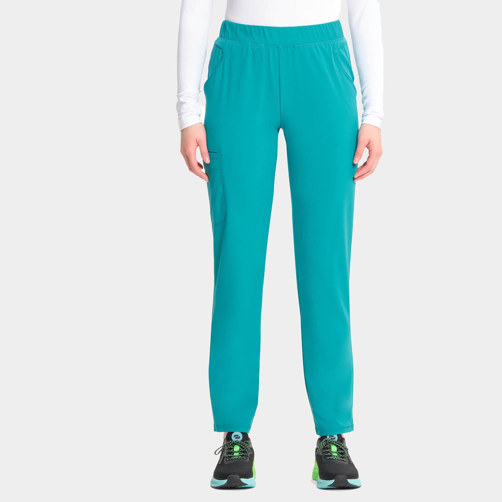Mid Rise Pull-on Tapered Leg Cargo Pant Petite Length| IN120AP