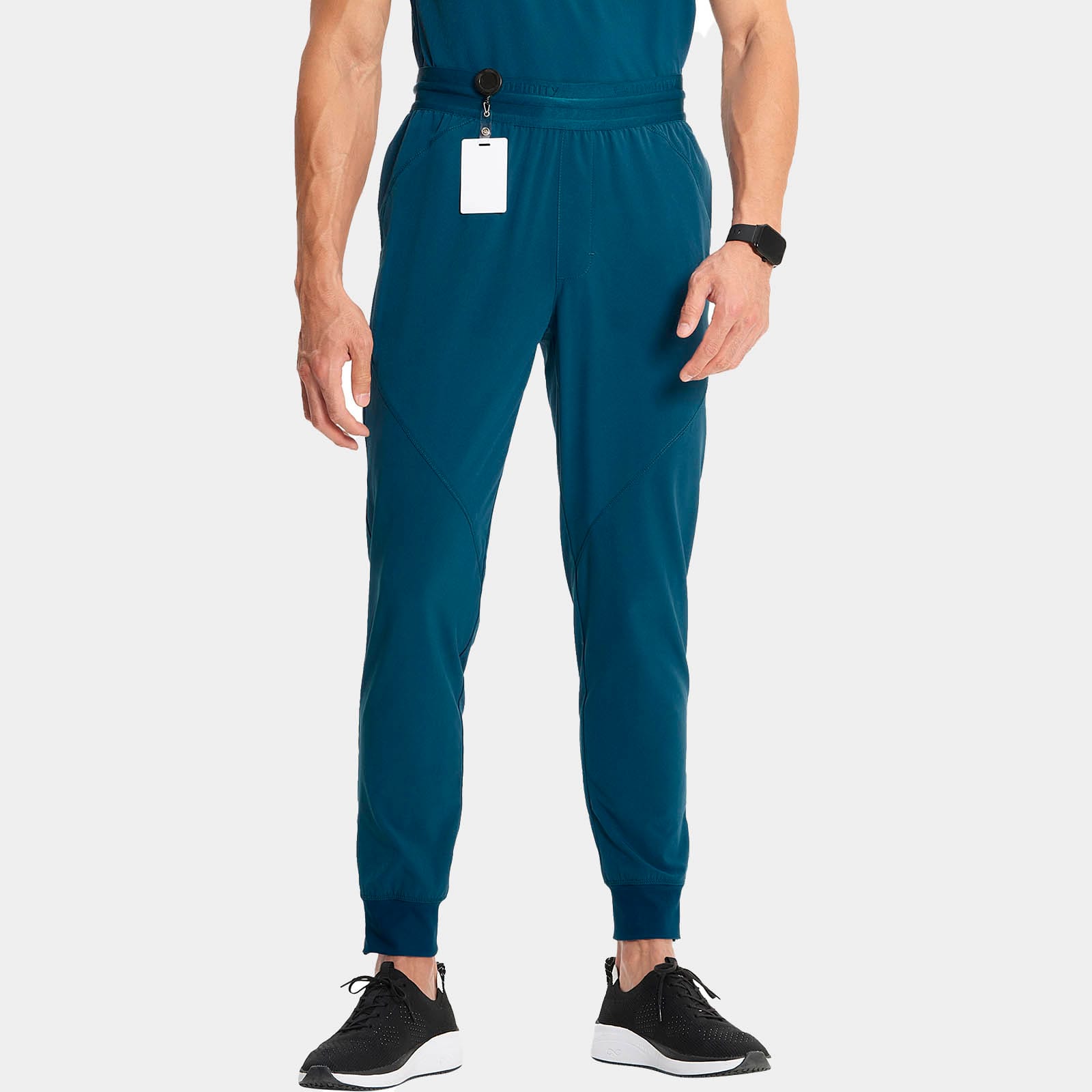 Men's Drawstring Jogger Short Length | IN204AS