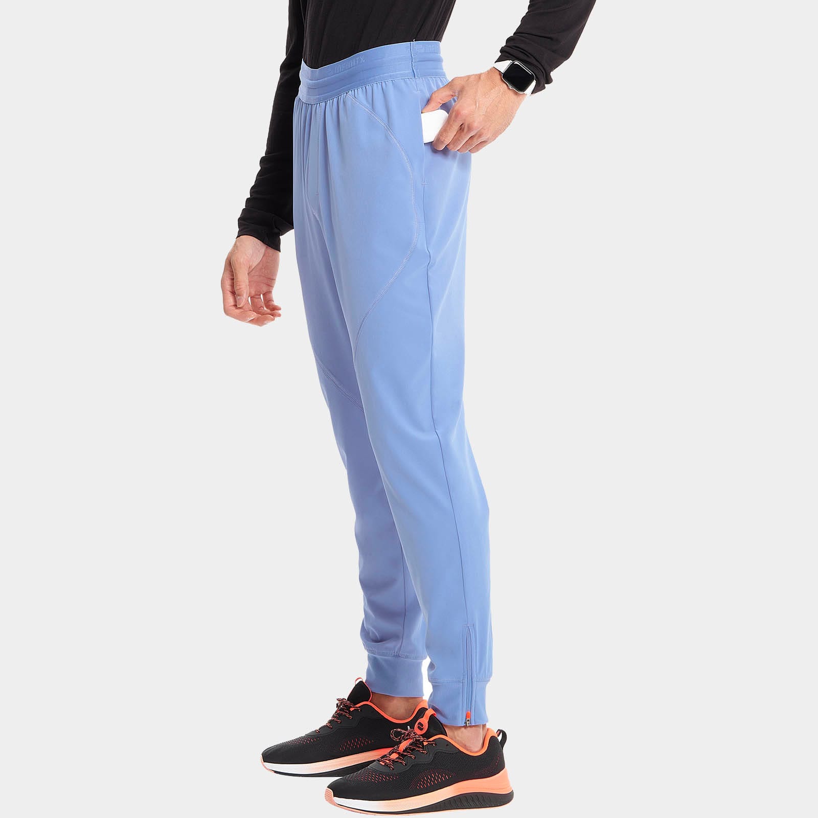 Men's Drawstring Jogger Short Length | IN204AS