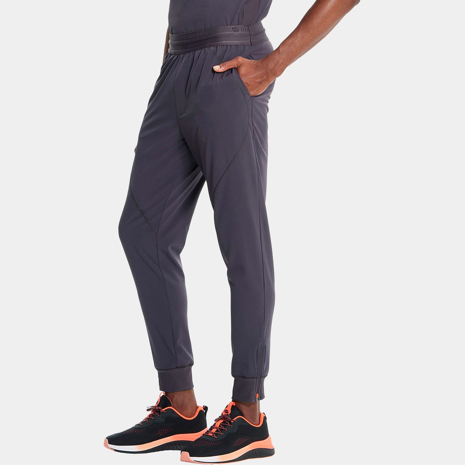 Men's Drawstring Jogger Short Length | IN204AS