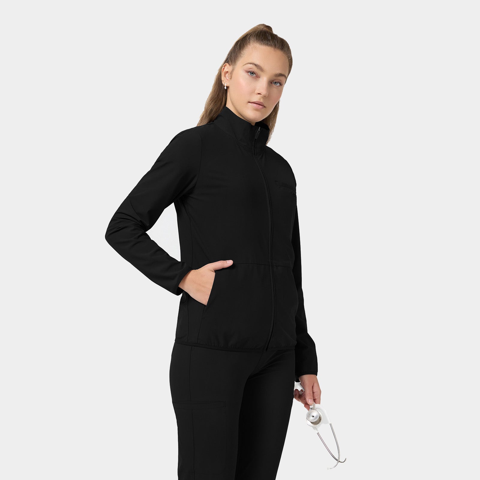 Women's 3-Pocket Warm-up Jacket | IN525A