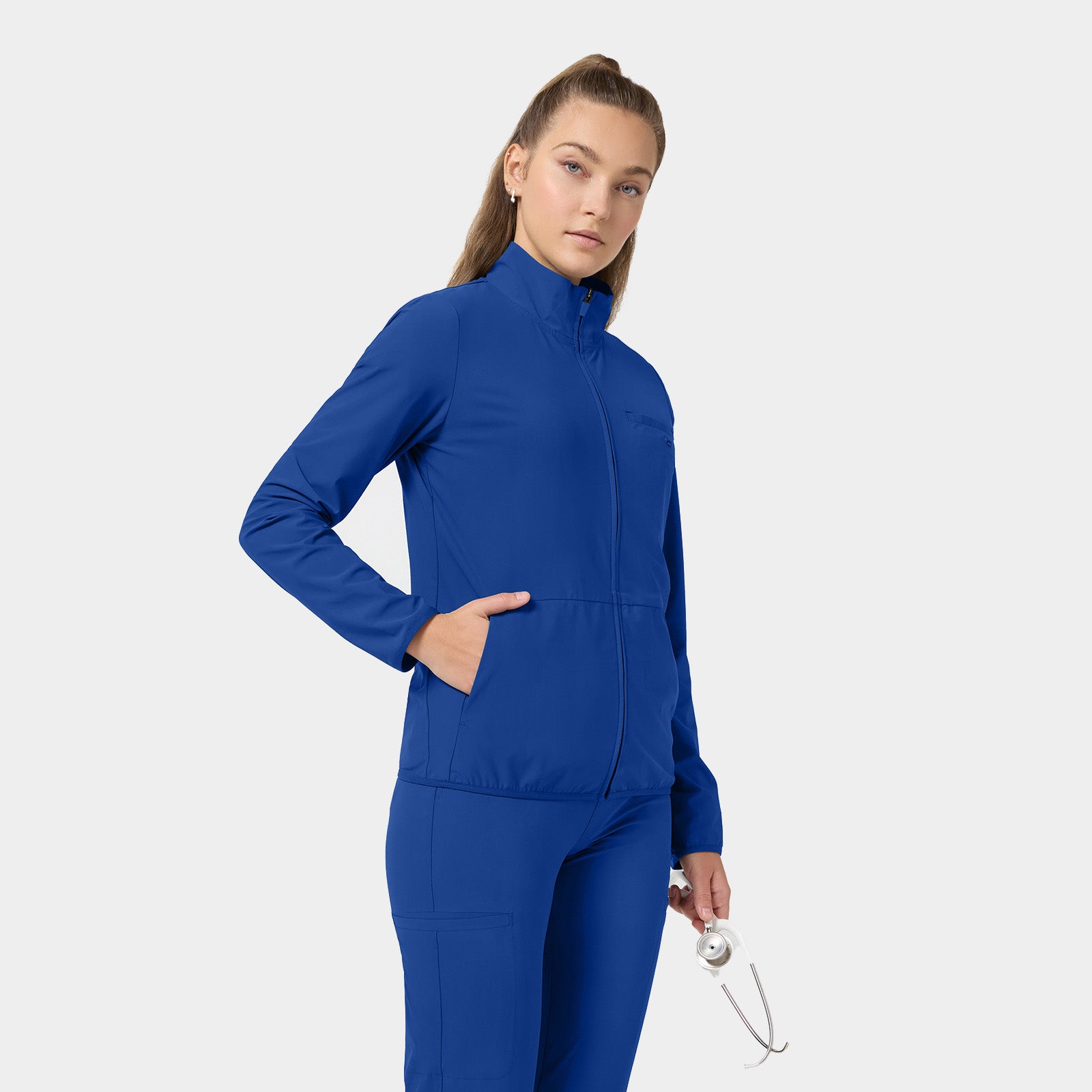 Women's 3-Pocket Warm-up Jacket | IN525A