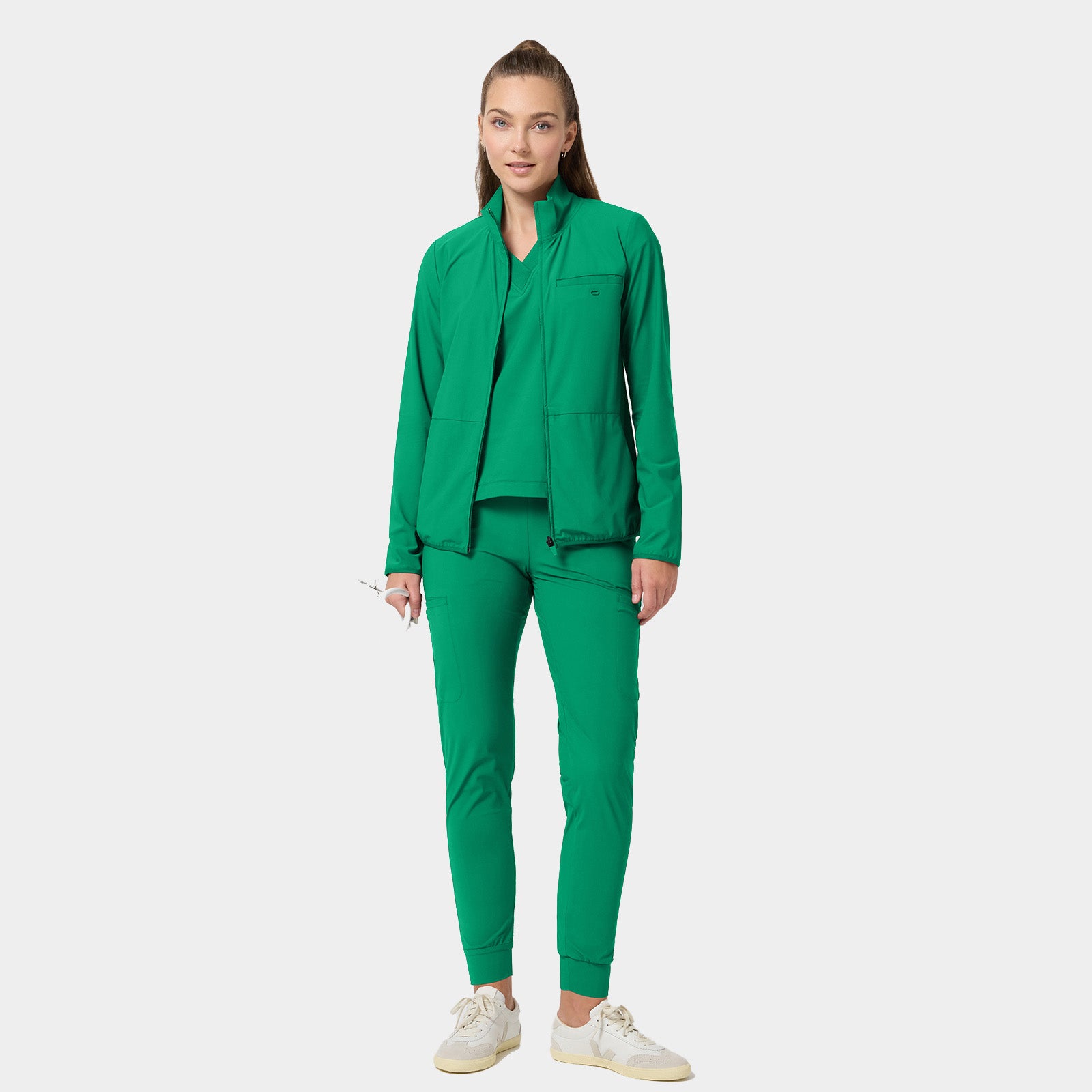 Women's 3-Pocket Warm-up Jacket | IN525A
