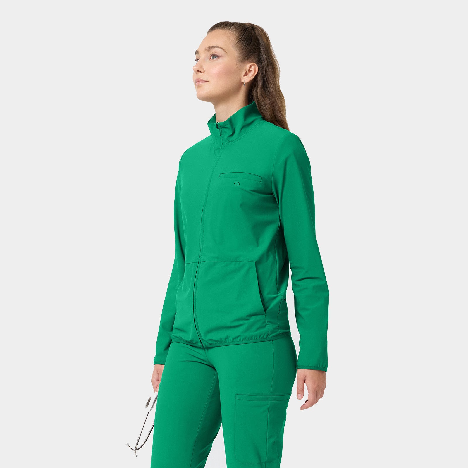 Women's 3-Pocket Warm-up Jacket | IN525A