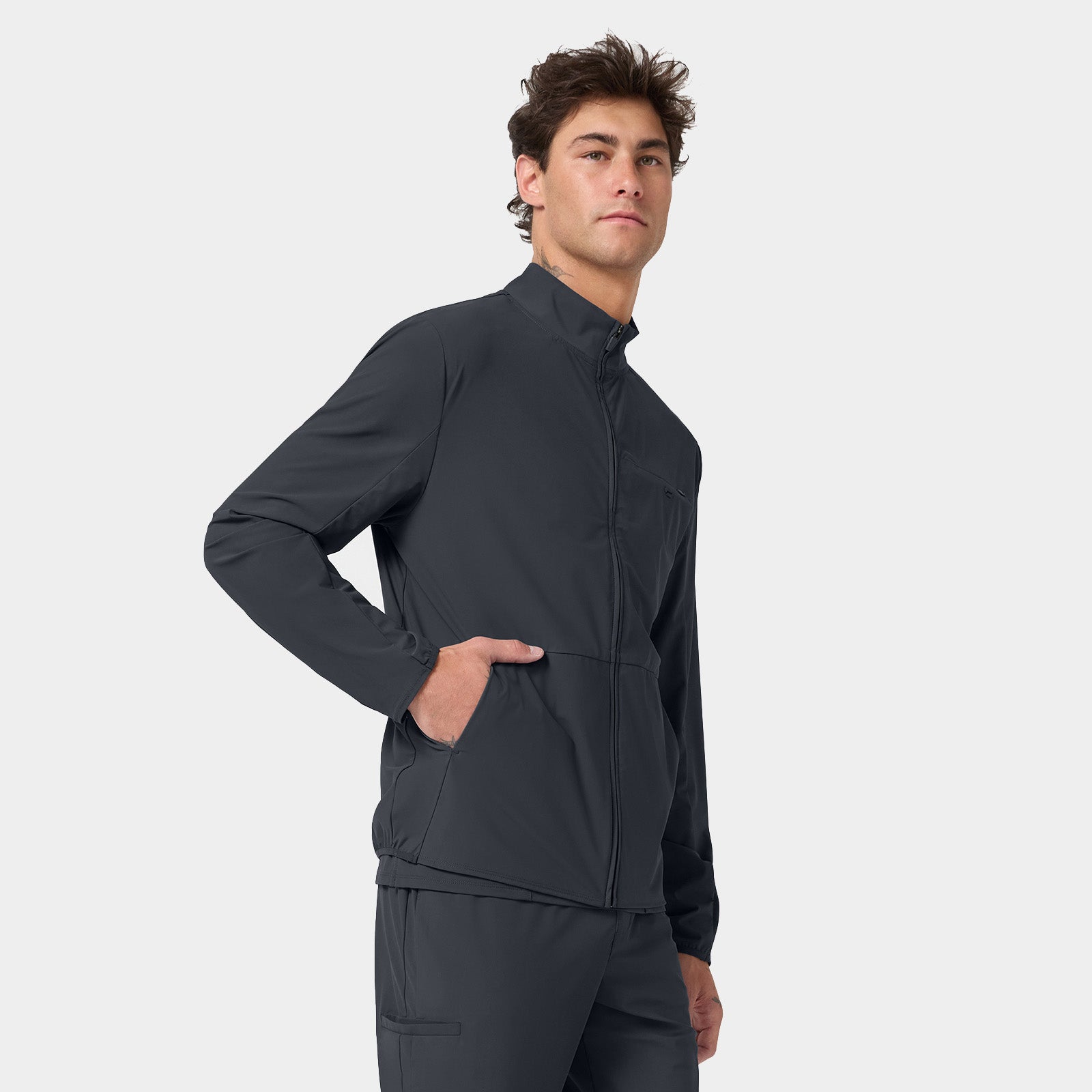 Men's 3-Pocket Warm-up Jacket | IN527A