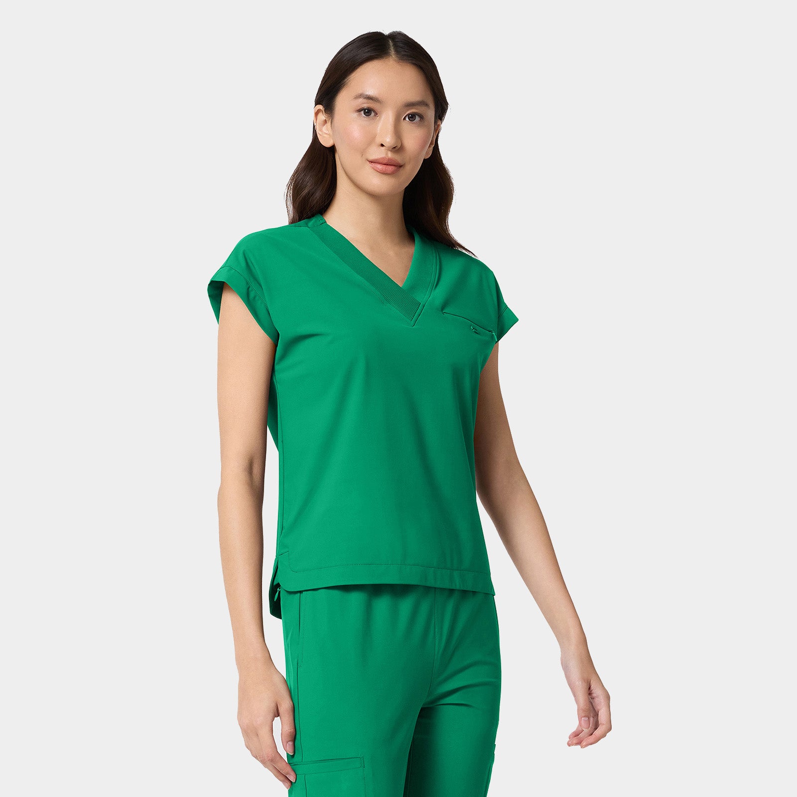 Women’s Tuck-In Dolman V-Neck Scrub Top | IN650A