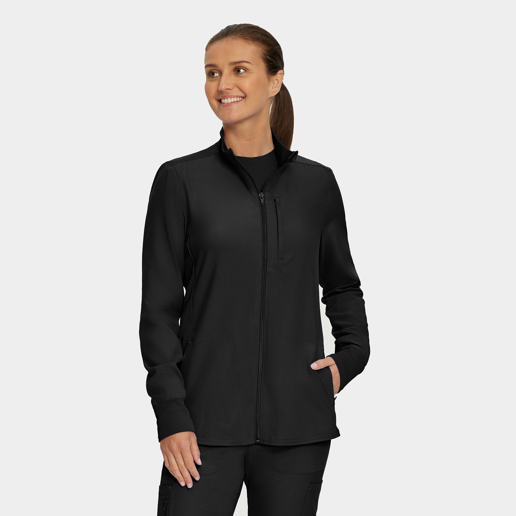 Landau Forward Women's 3-Pocket Scrub Jacket | LI700