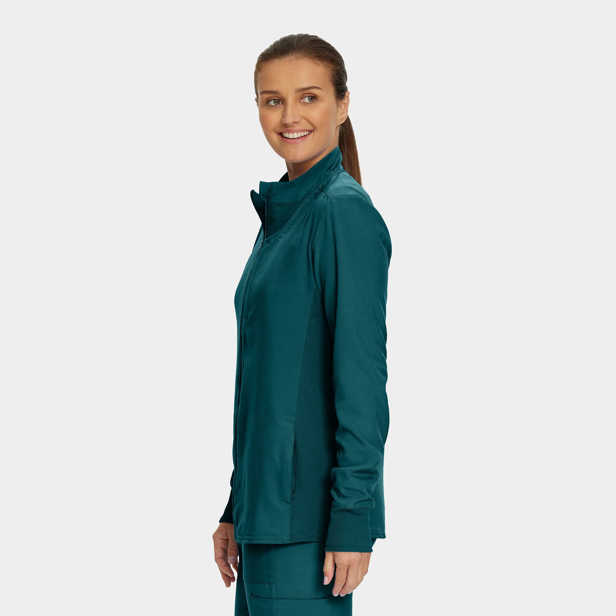 Landau Forward Women's 3-Pocket Scrub Jacket | LI700