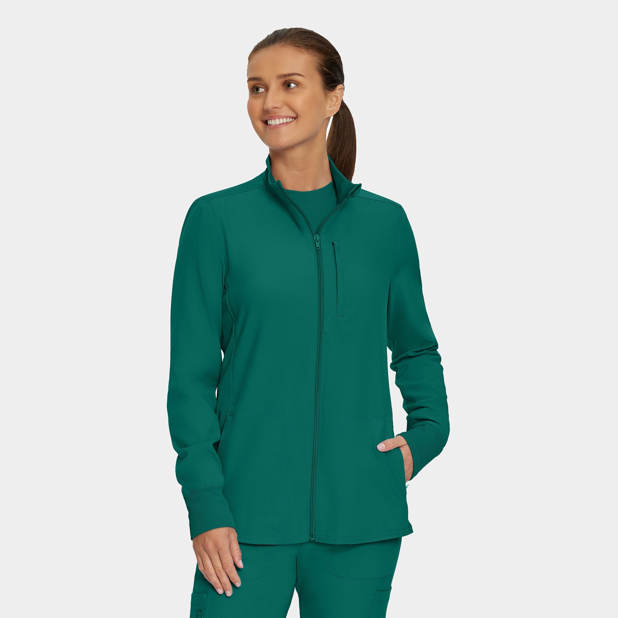 Landau Forward Women's 3-Pocket Scrub Jacket | LI700