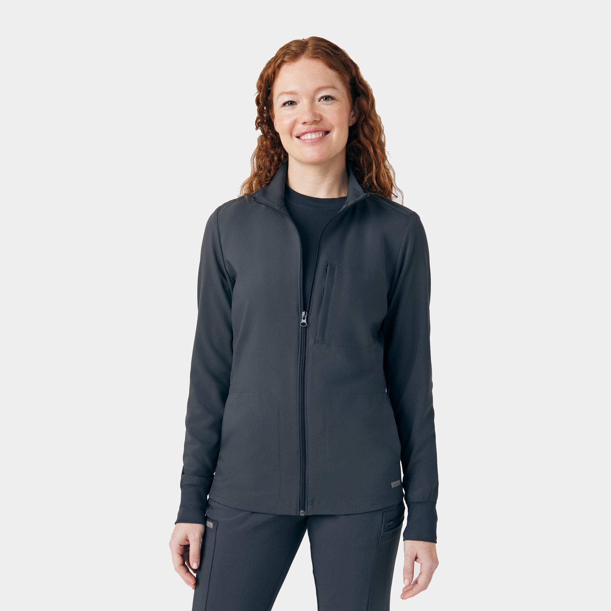 Landau Forward Women's 3-Pocket Scrub Jacket | LI700