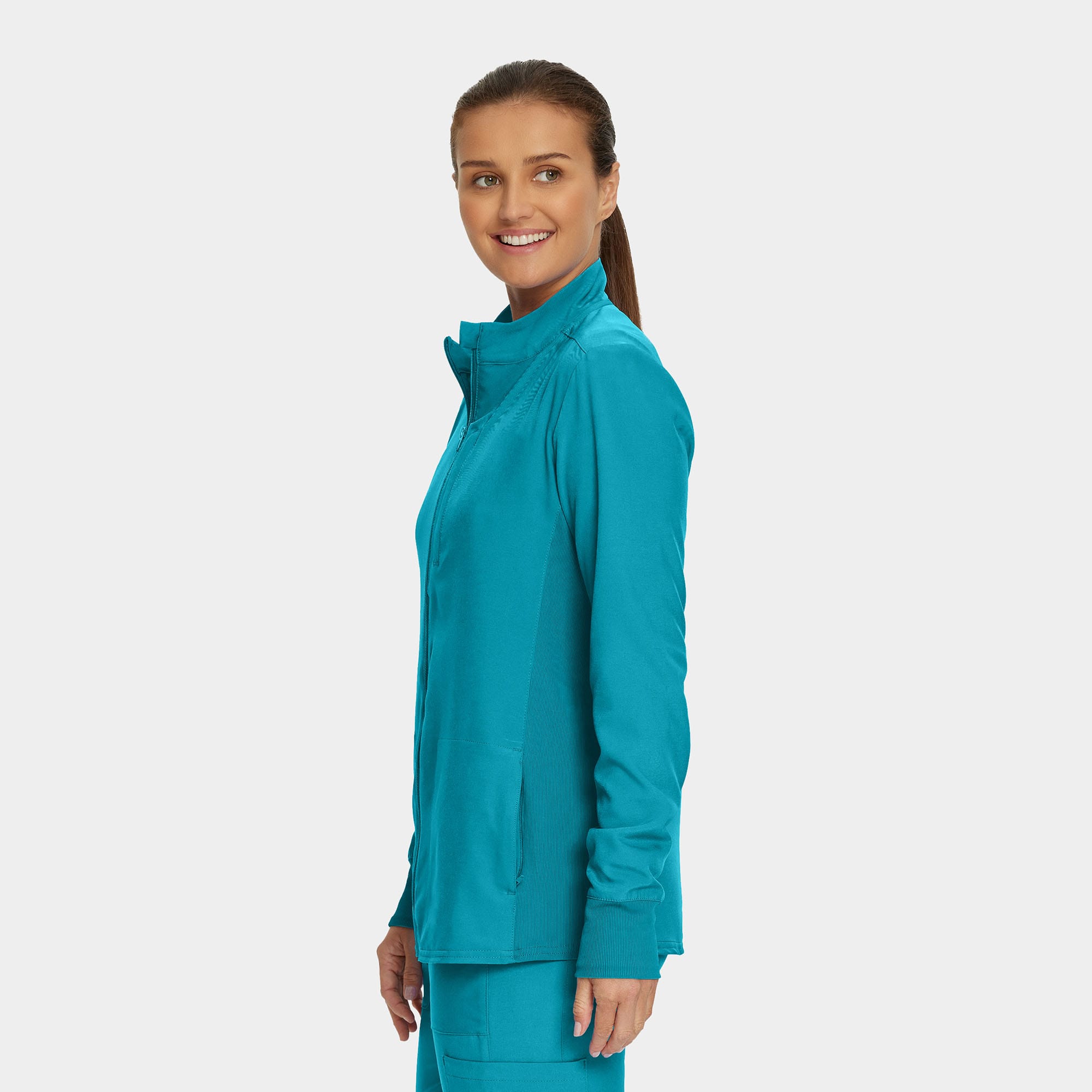 Landau Forward Women's 3-Pocket Scrub Jacket | LI700