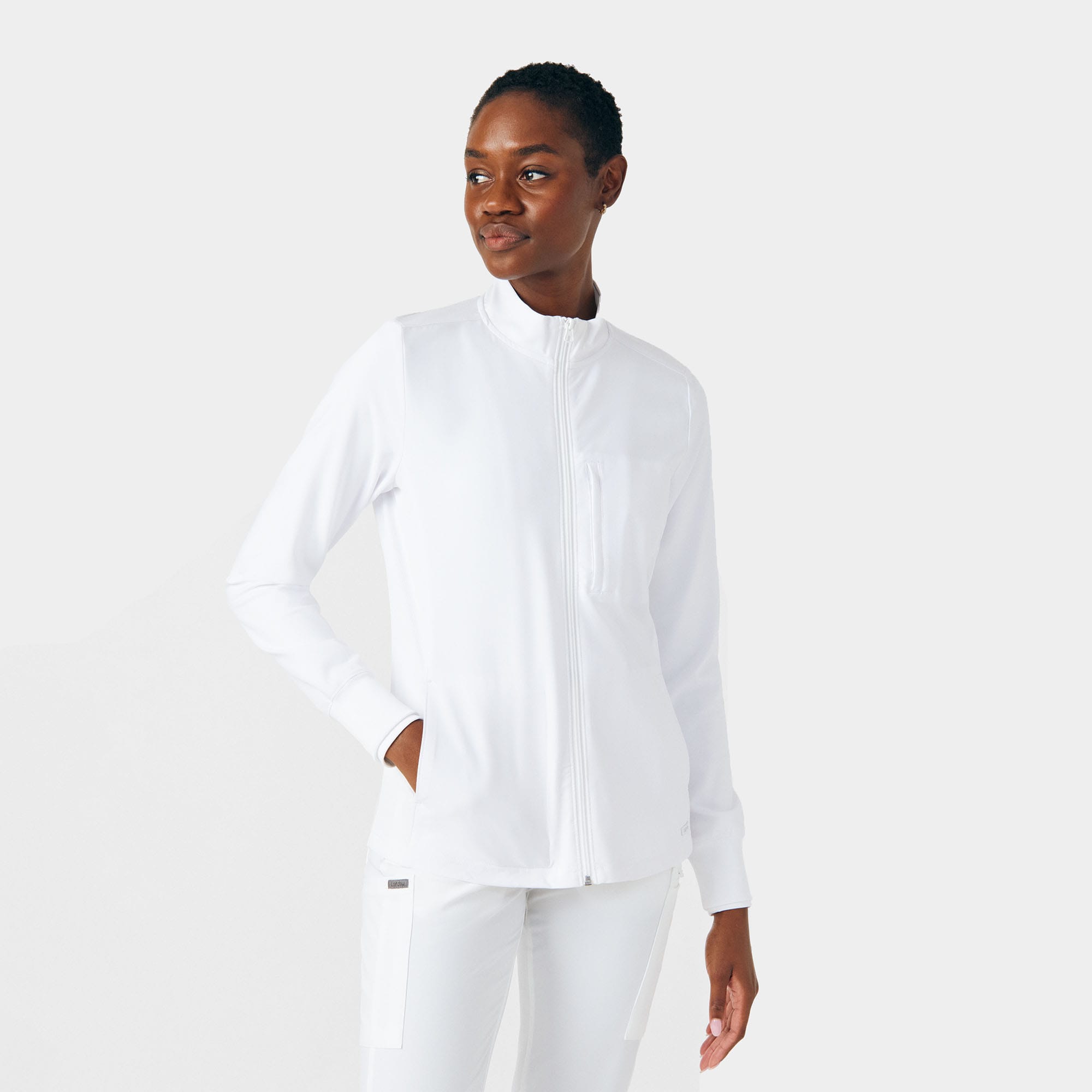 Landau Forward Women's 3-Pocket Scrub Jacket | LI700
