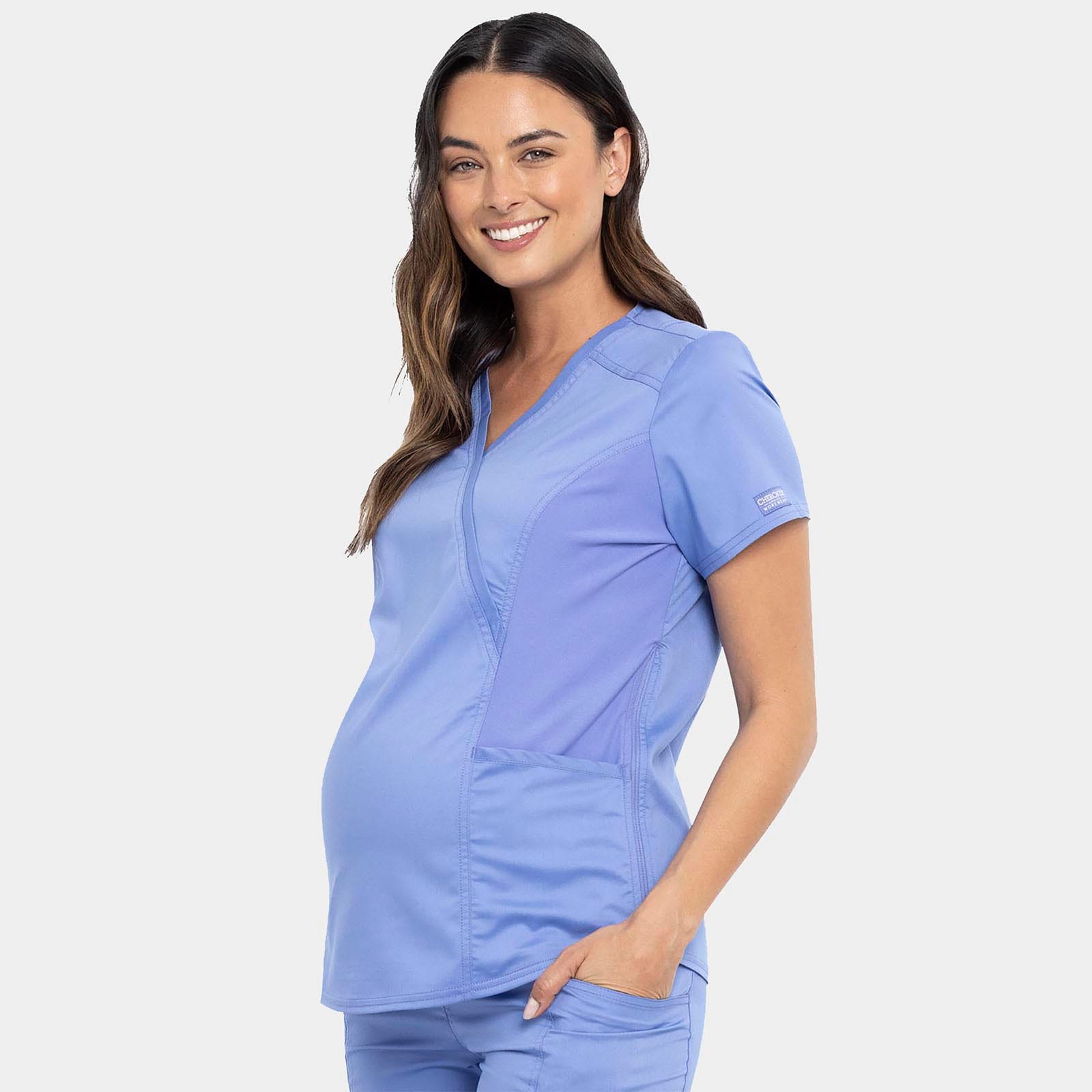 Maternity Mock Wrap Top | WW688
