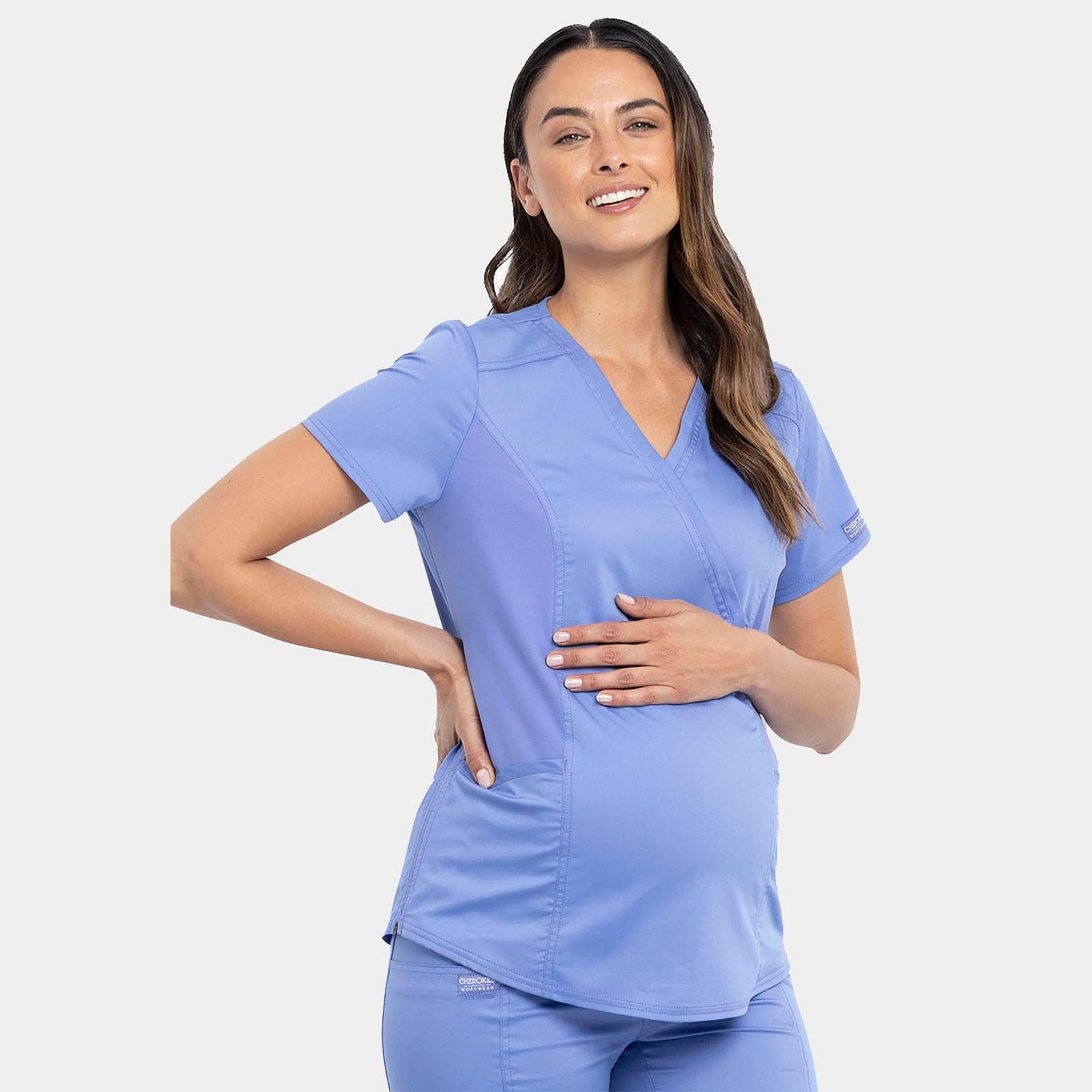 Maternity Mock Wrap Top | WW688