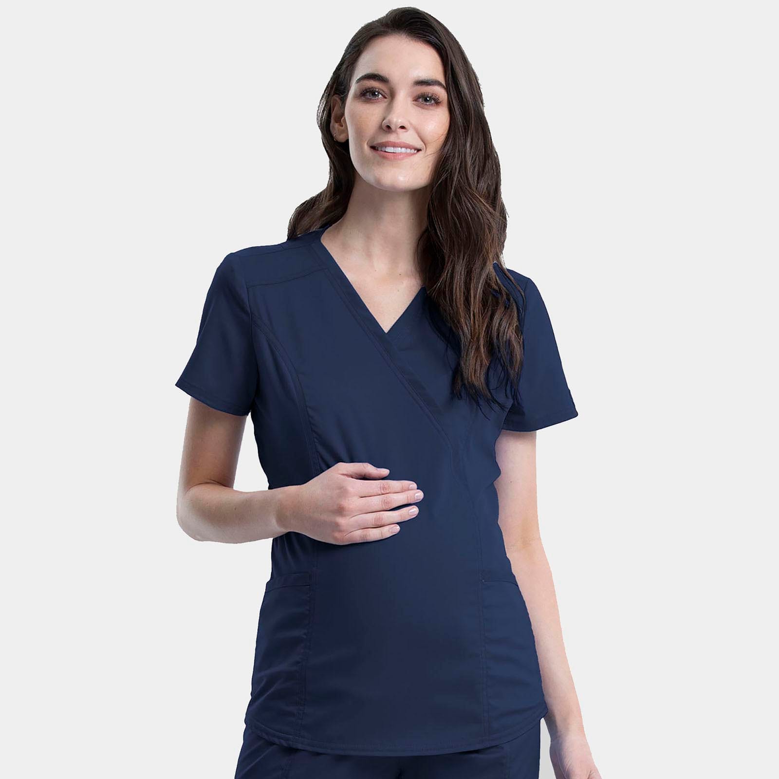 Maternity Mock Wrap Top | WW688