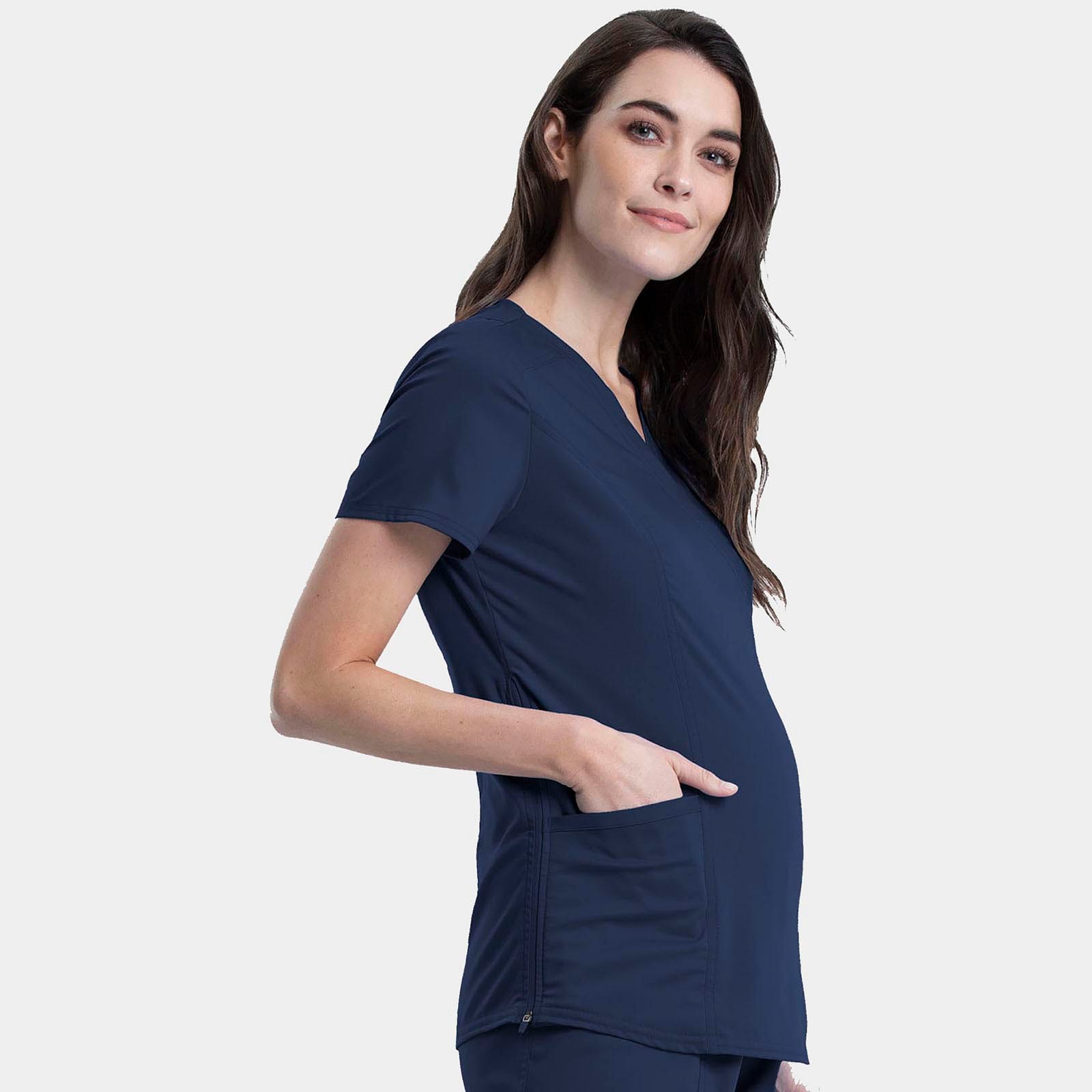 Maternity Mock Wrap Top | WW688