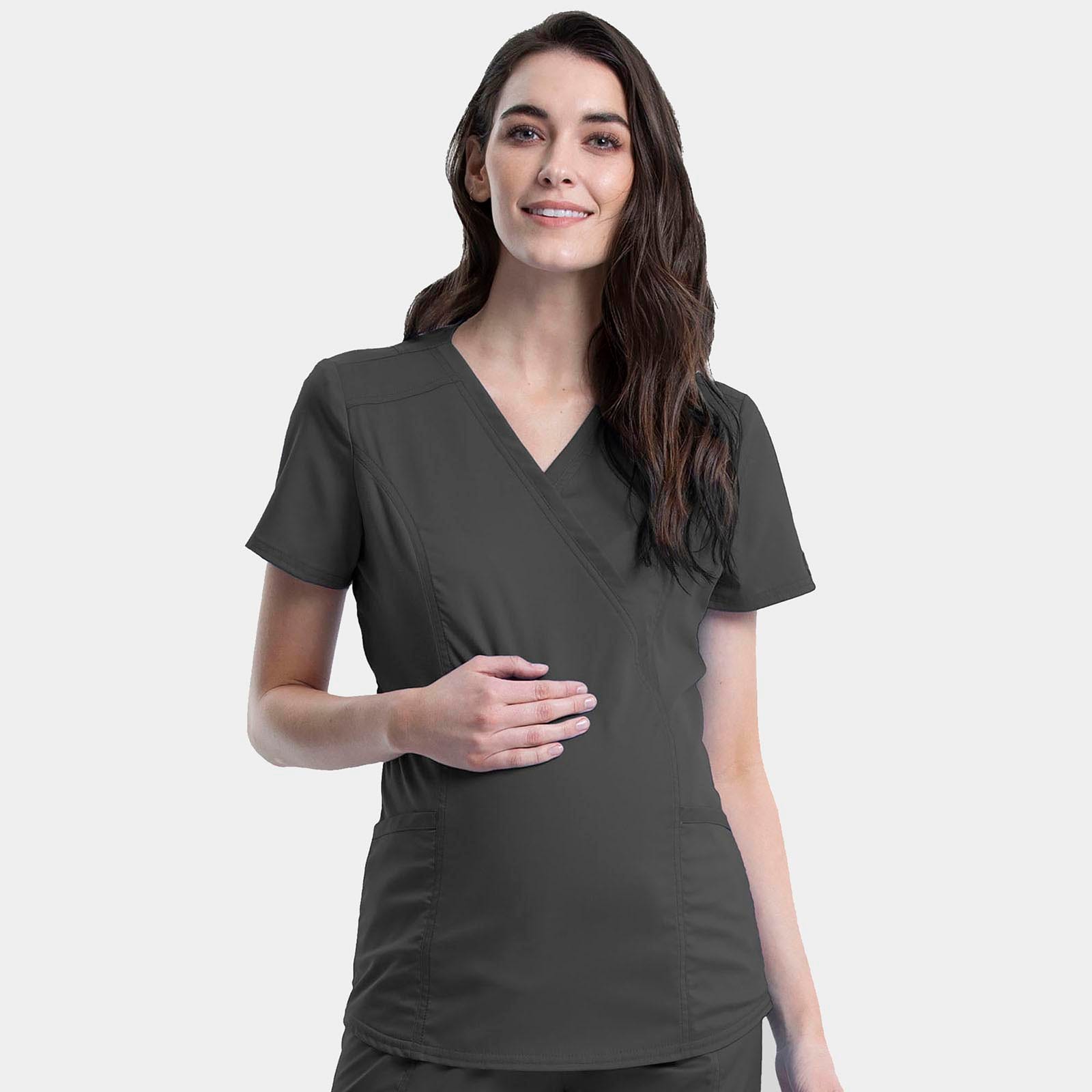 Maternity Mock Wrap Top | WW688