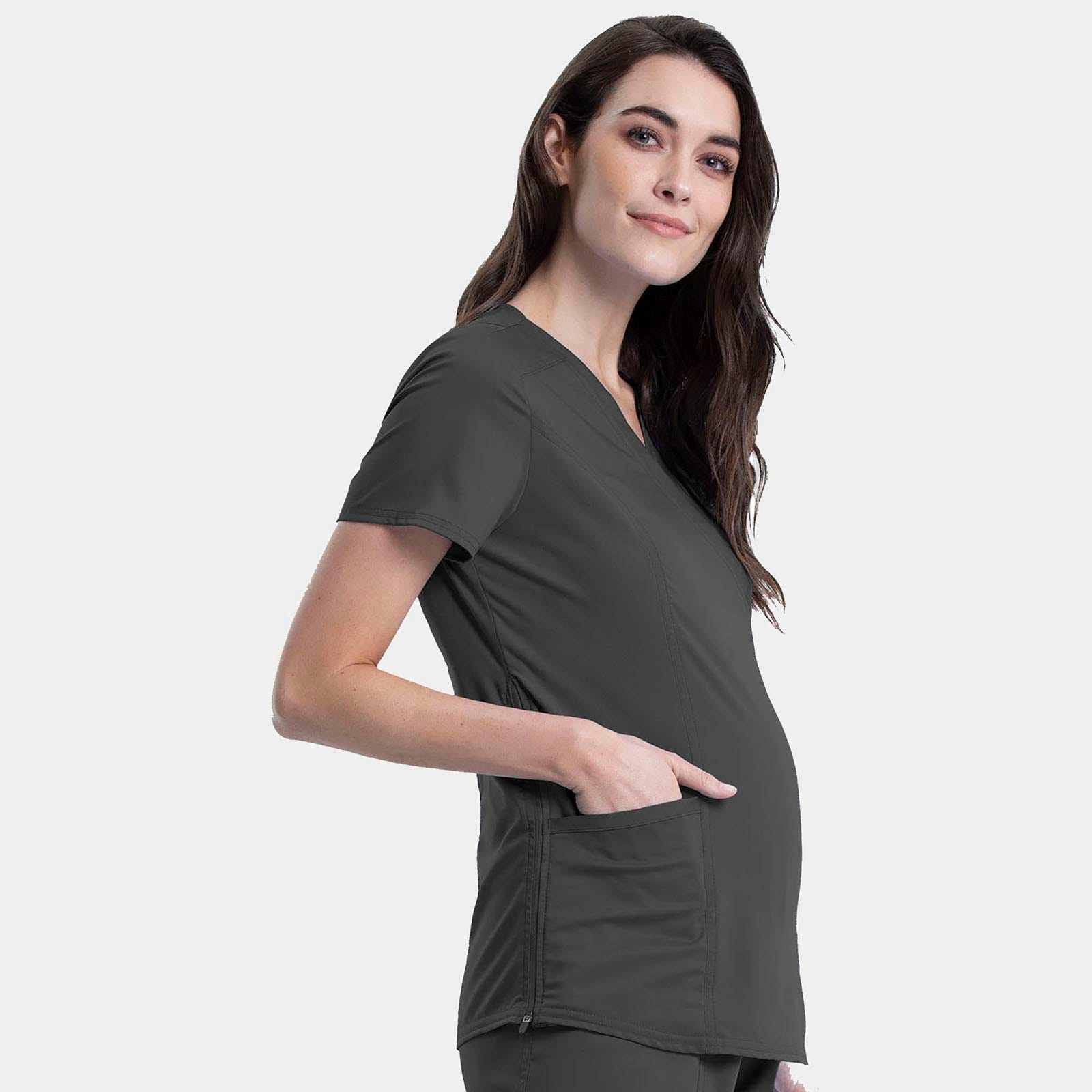Maternity Mock Wrap Top | WW688