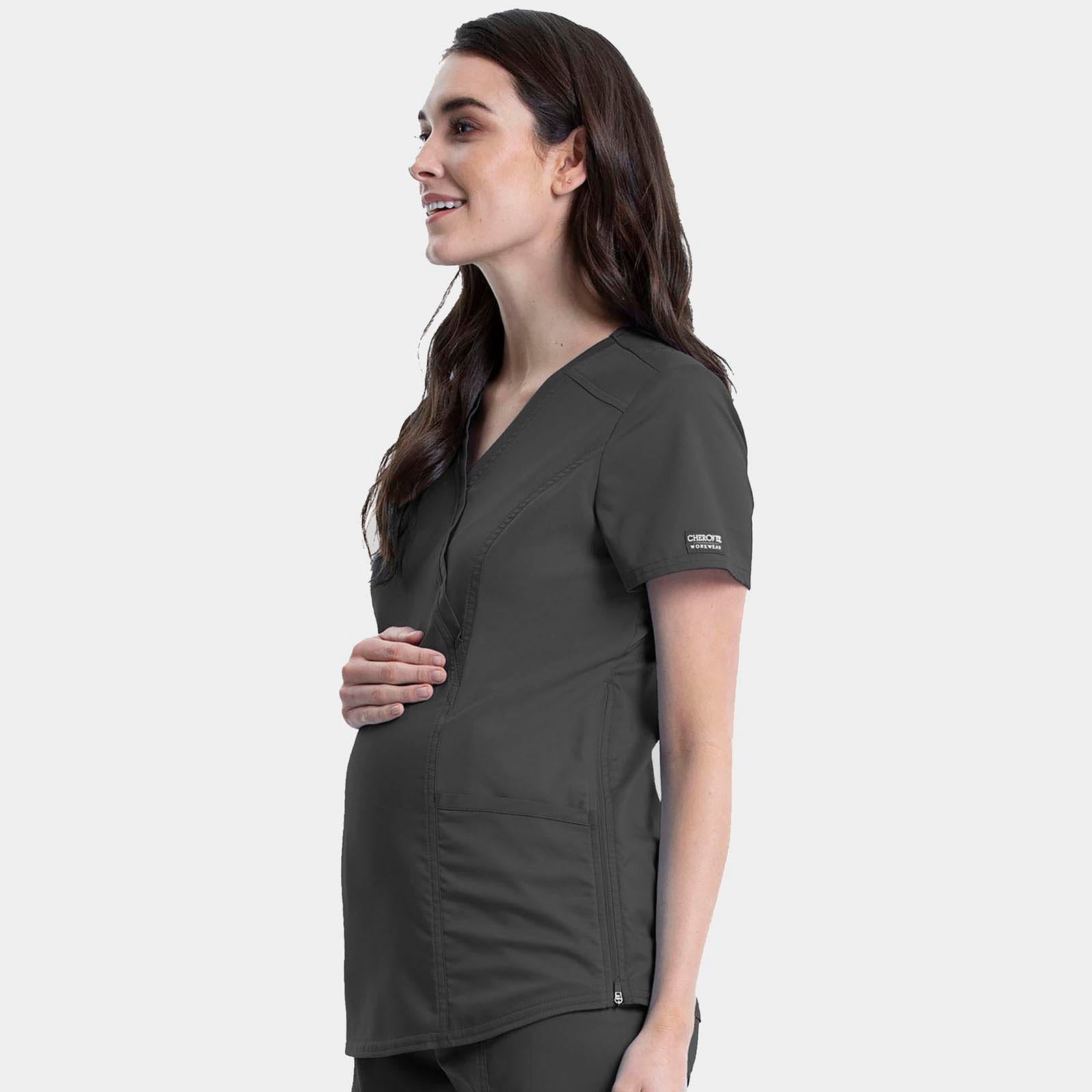 Maternity Mock Wrap Top | WW688