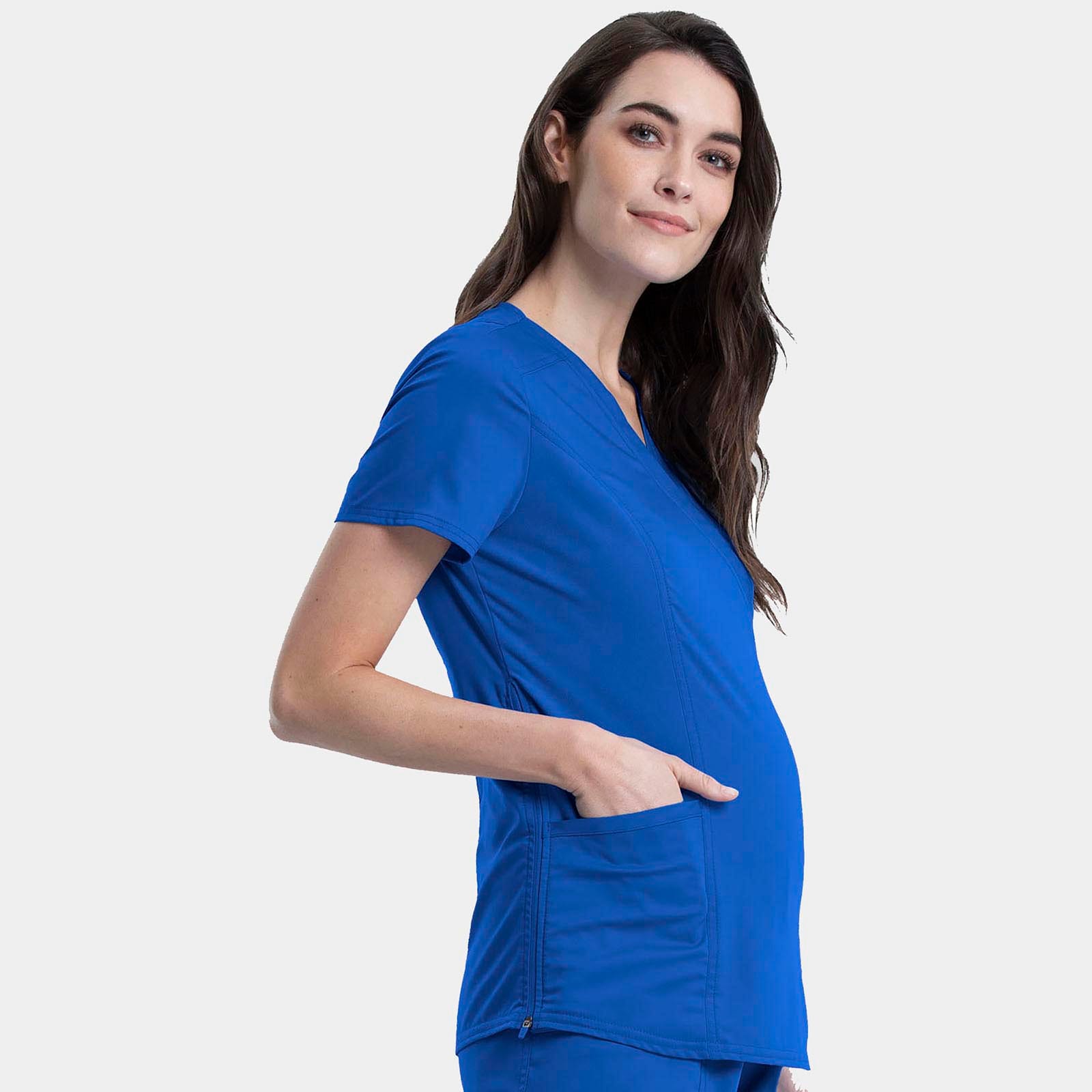 Maternity Mock Wrap Top | WW688
