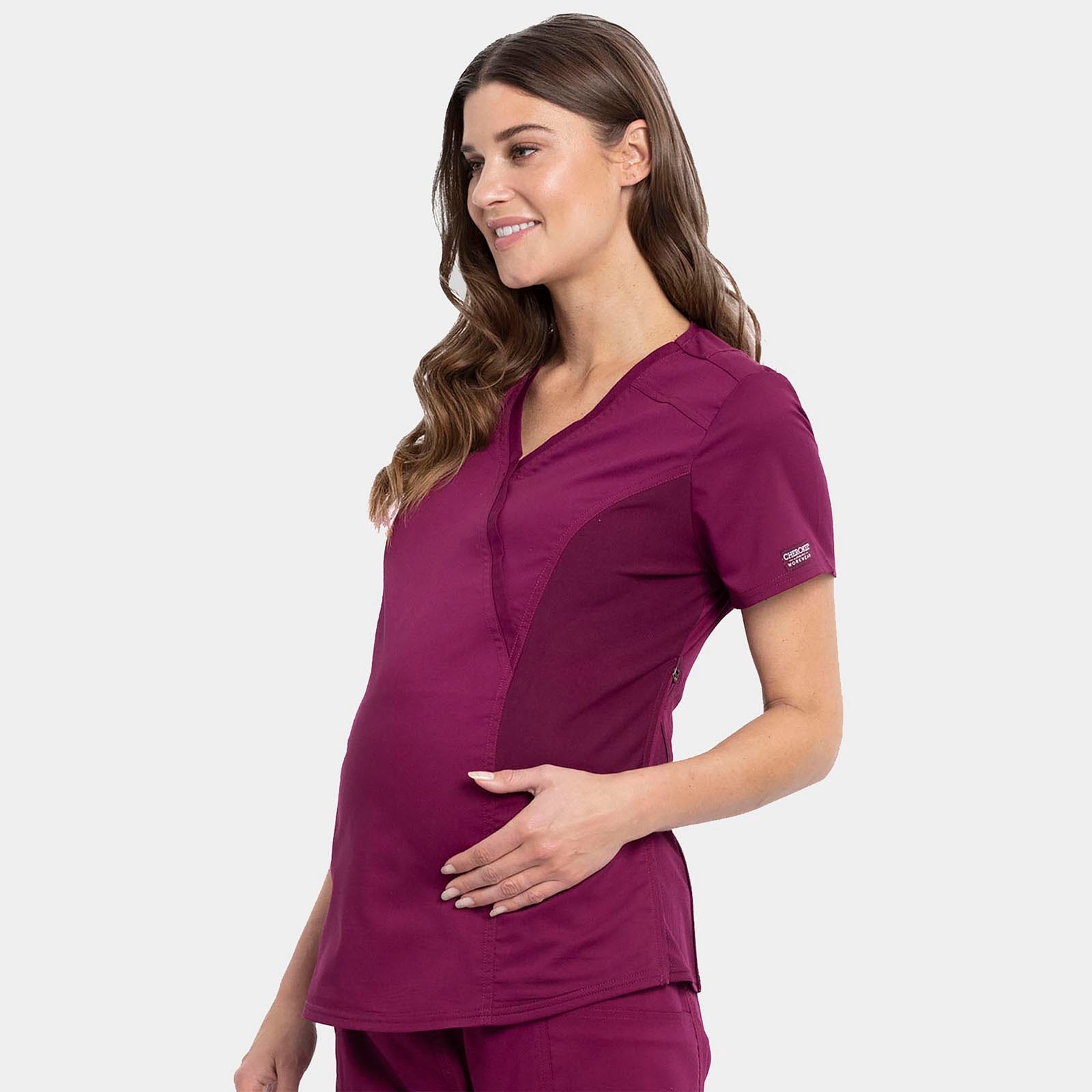 Maternity Mock Wrap Top | WW688