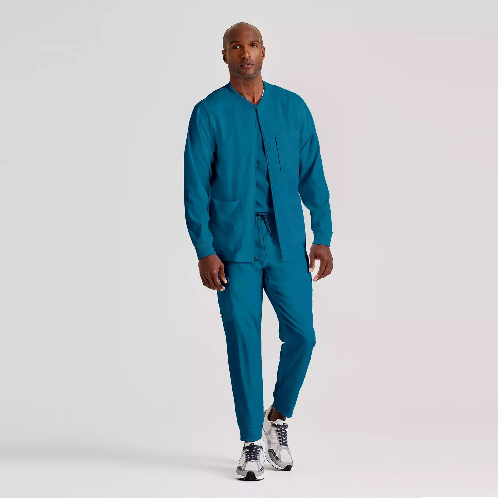 Men's Antimicrobial Warm-Up Scrub Jacket | GRSW871