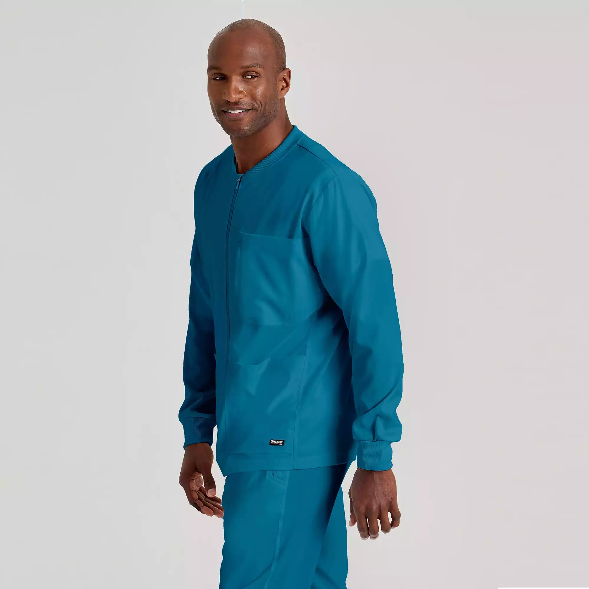 Men's Antimicrobial Warm-Up Scrub Jacket | GRSW871