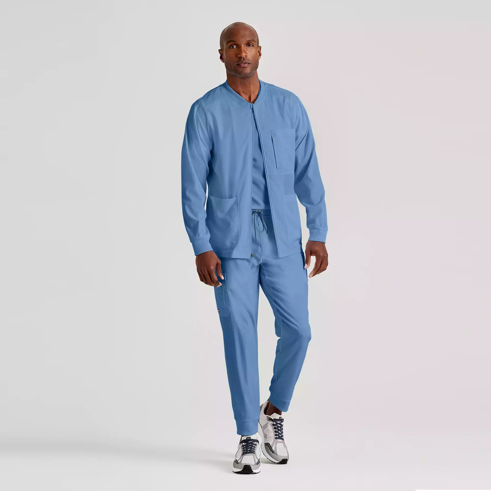 Men's Antimicrobial Warm-Up Scrub Jacket | GRSW871