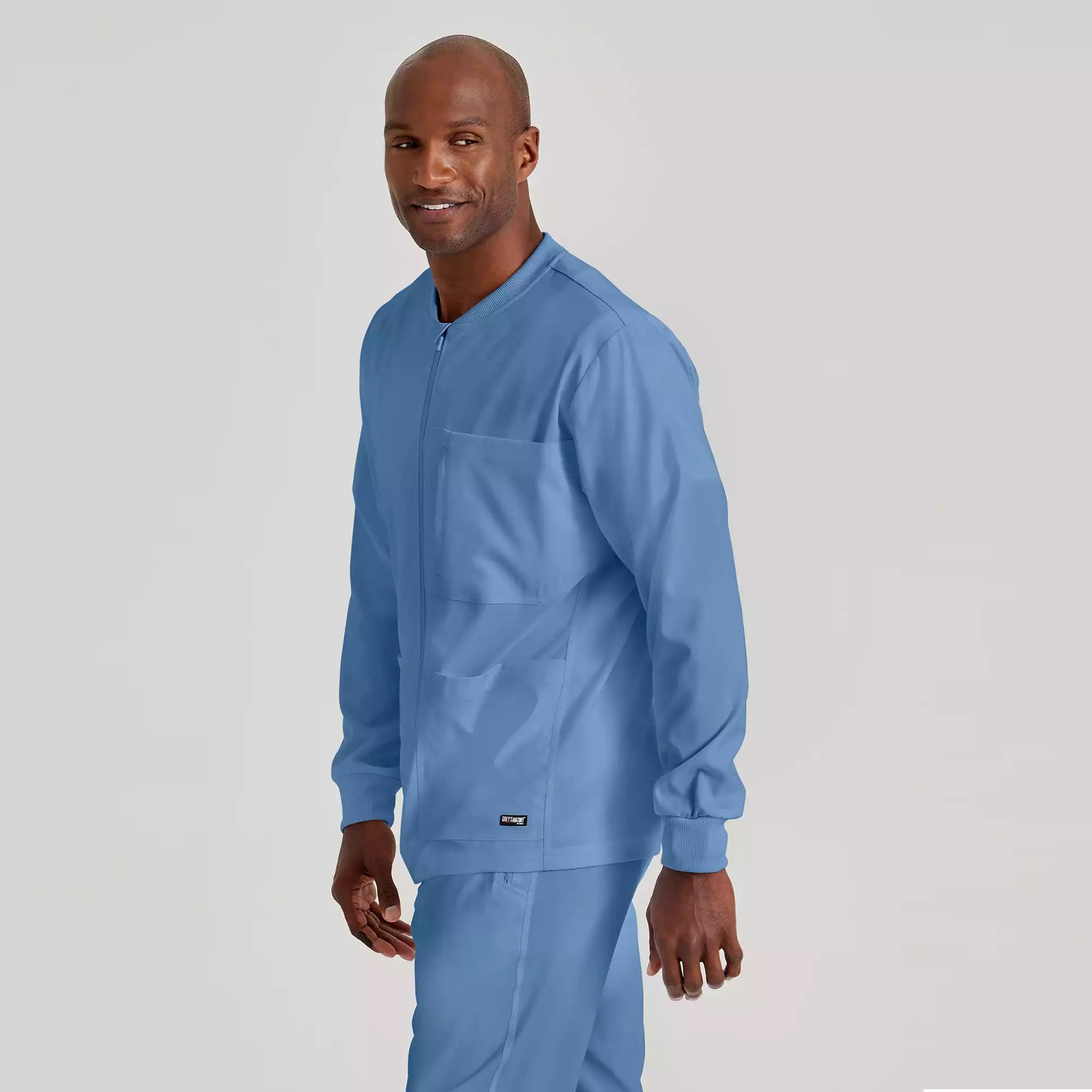 Men's Antimicrobial Warm-Up Scrub Jacket | GRSW871